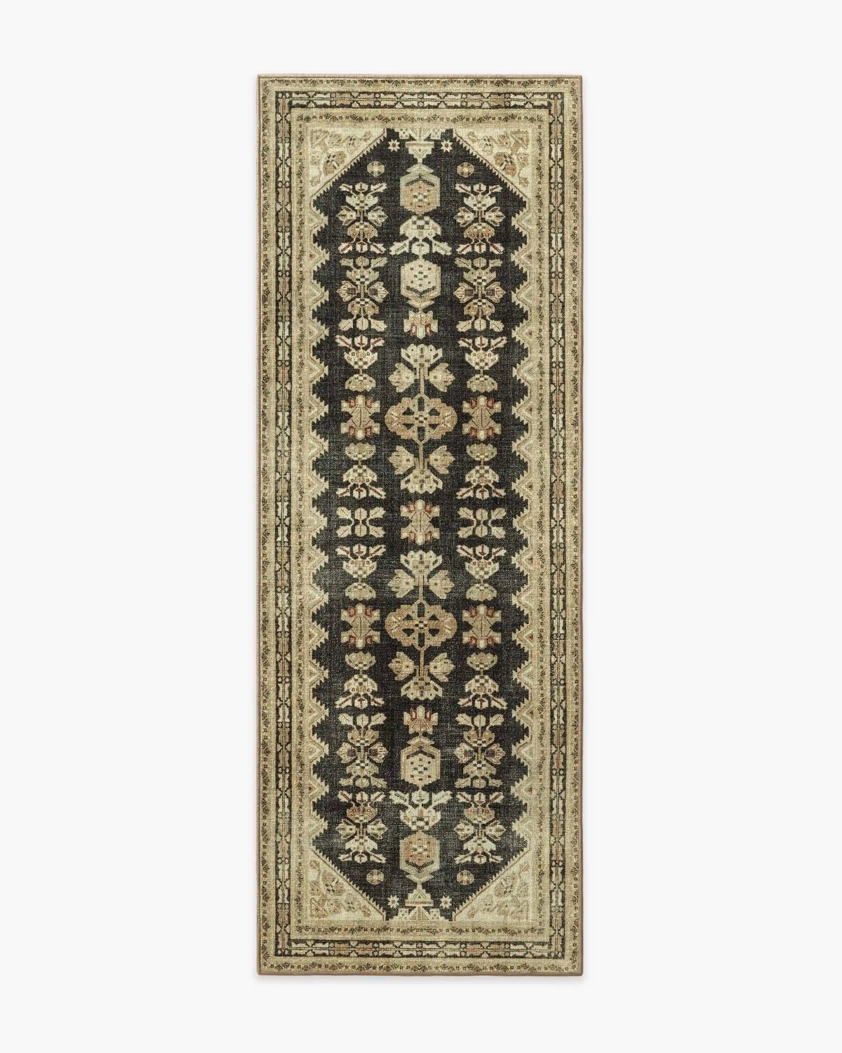 Pradera Tan & Soft Black Rug