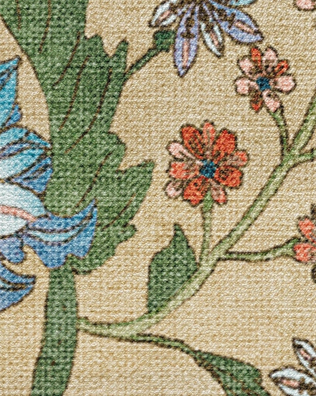 Protea Natural Rug by Iris Apfel