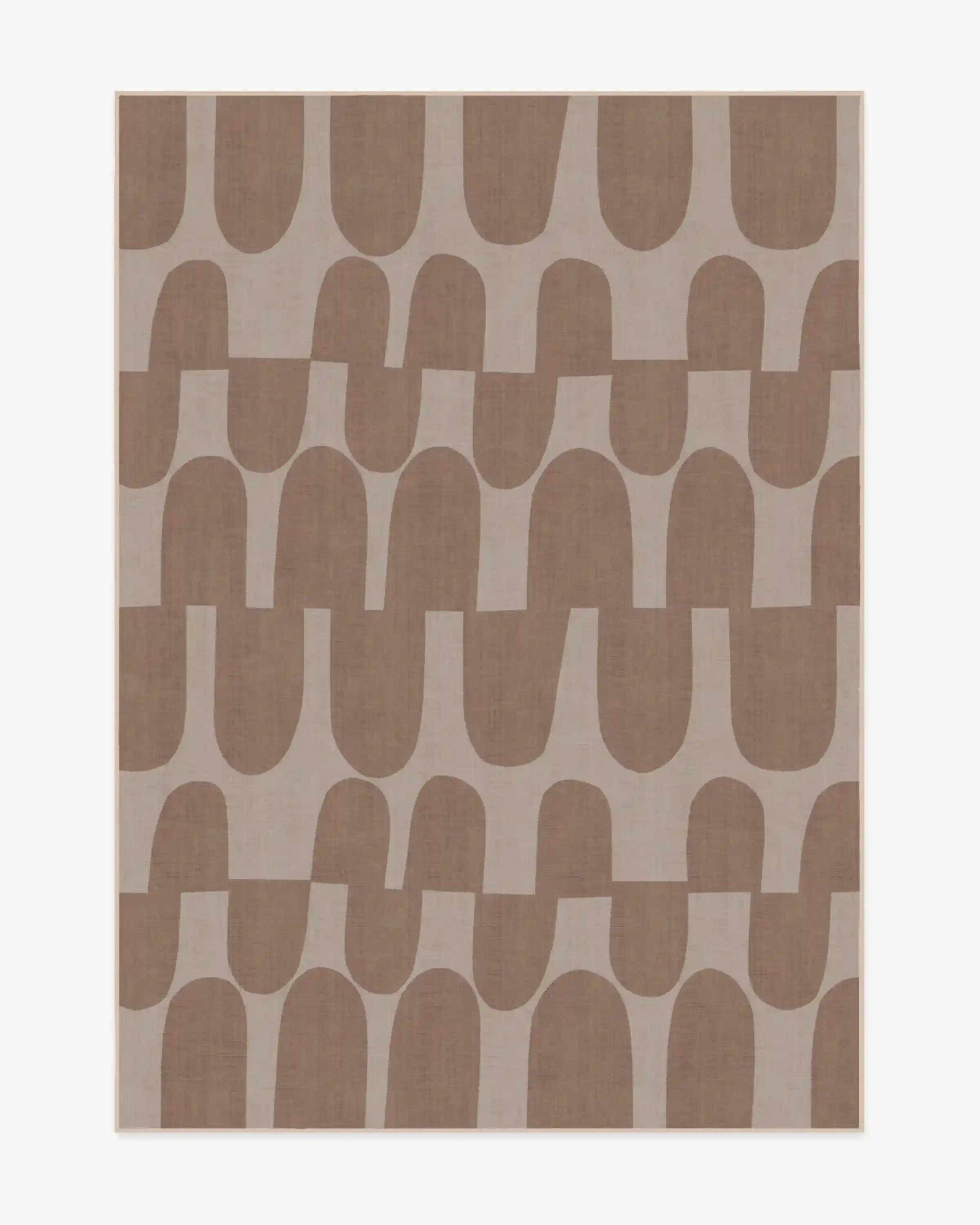 Ratsu Tan Rug by Marimekko