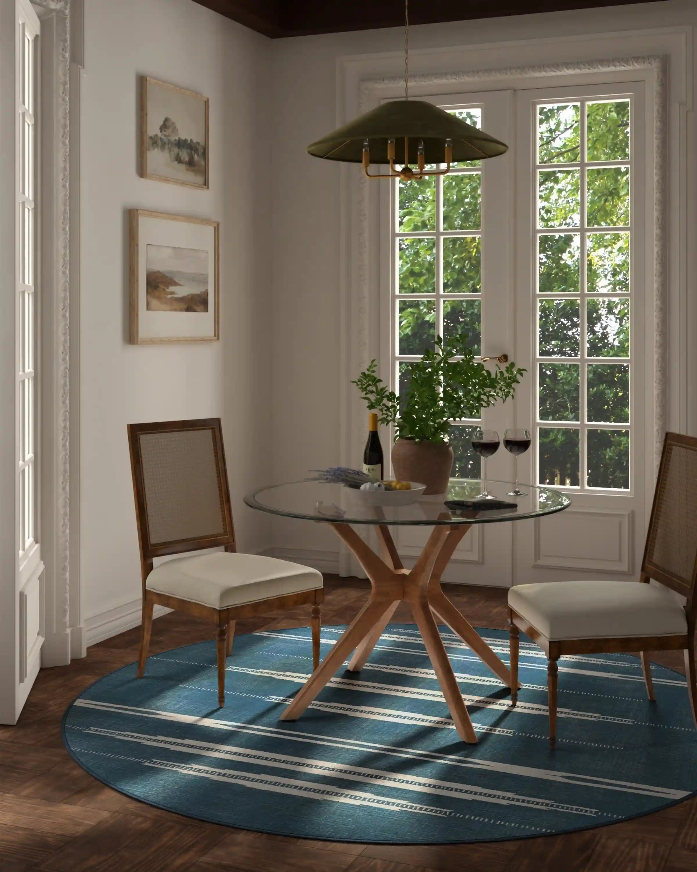 Raye Indigo & Ivory Rug
