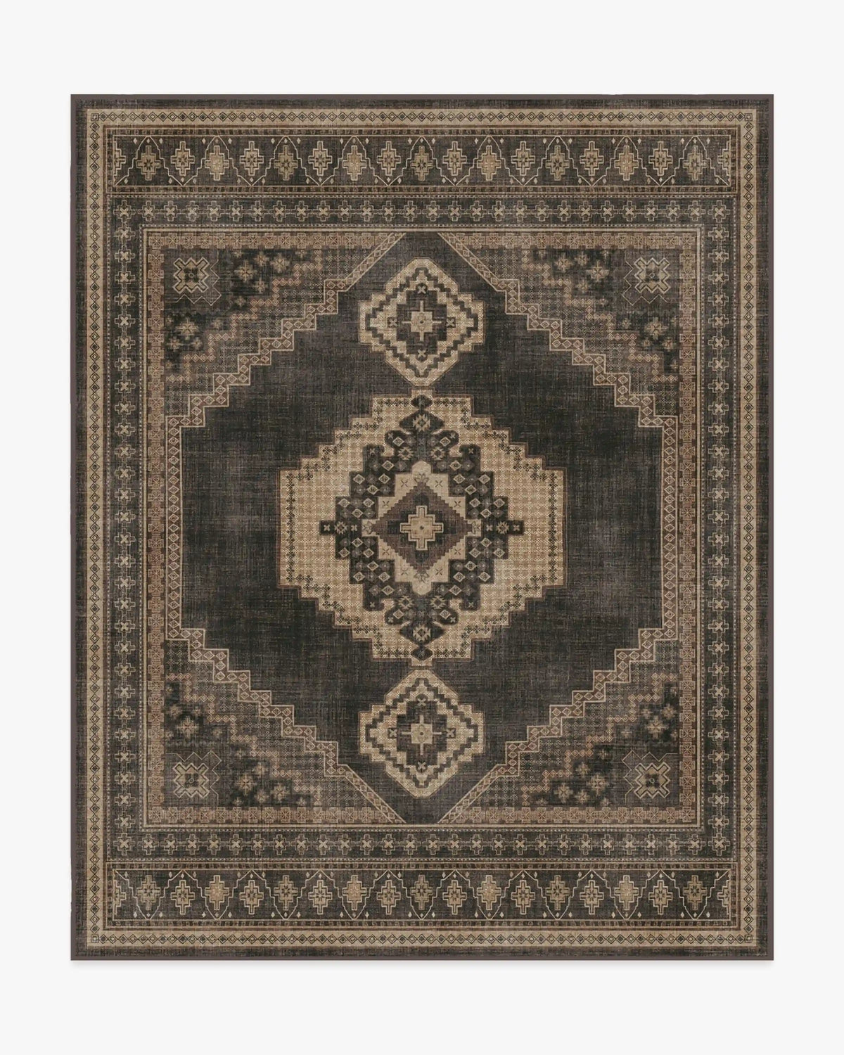 Rayne Charcoal & Tan Rug