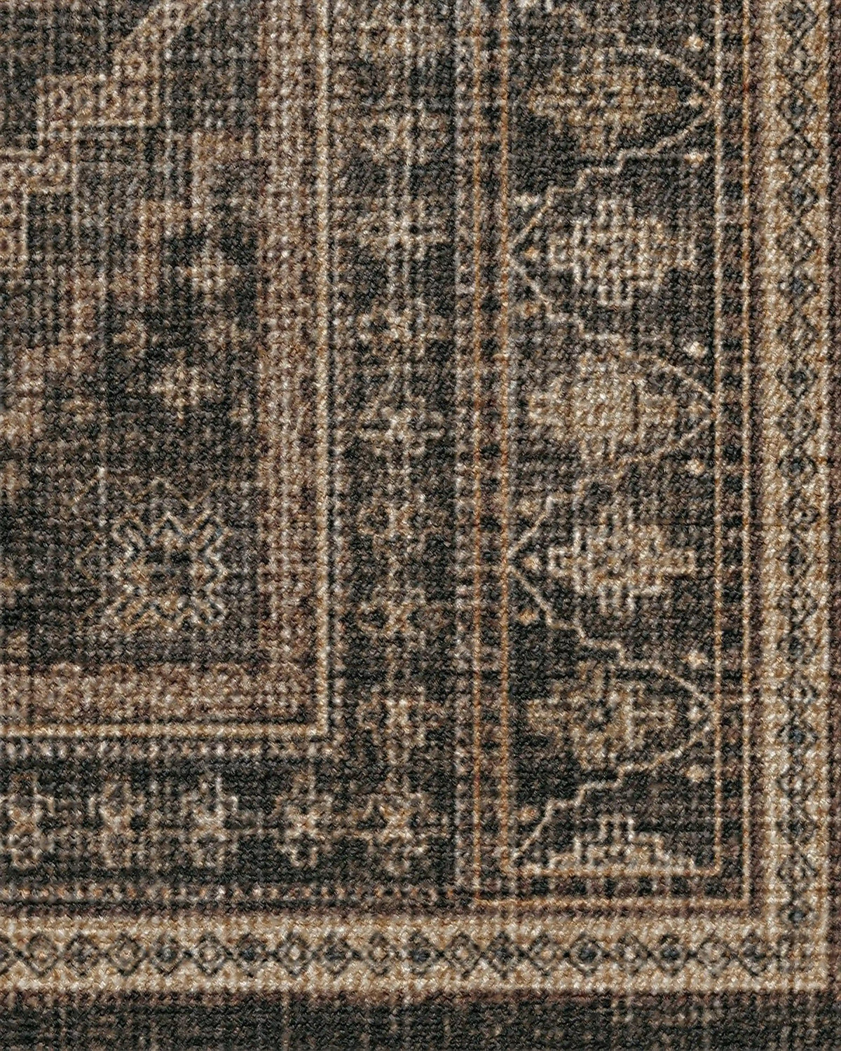 Rayne Charcoal & Tan Rug