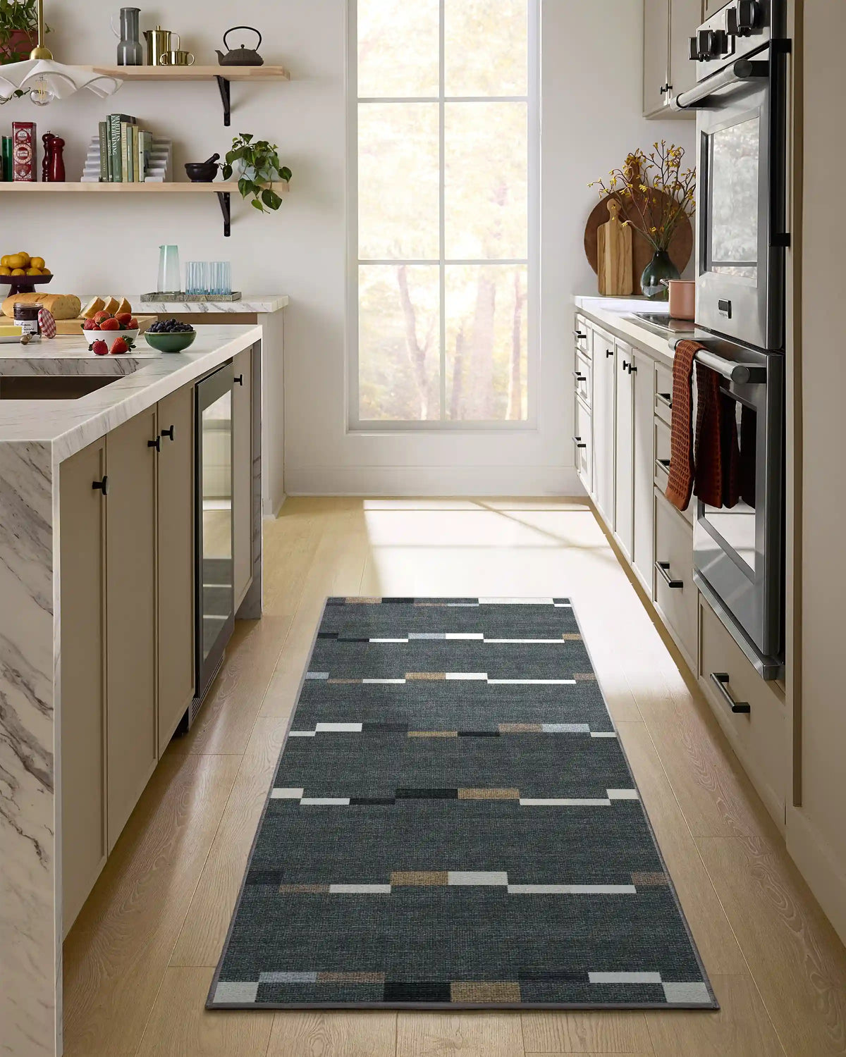 Rift Charcoal Rug