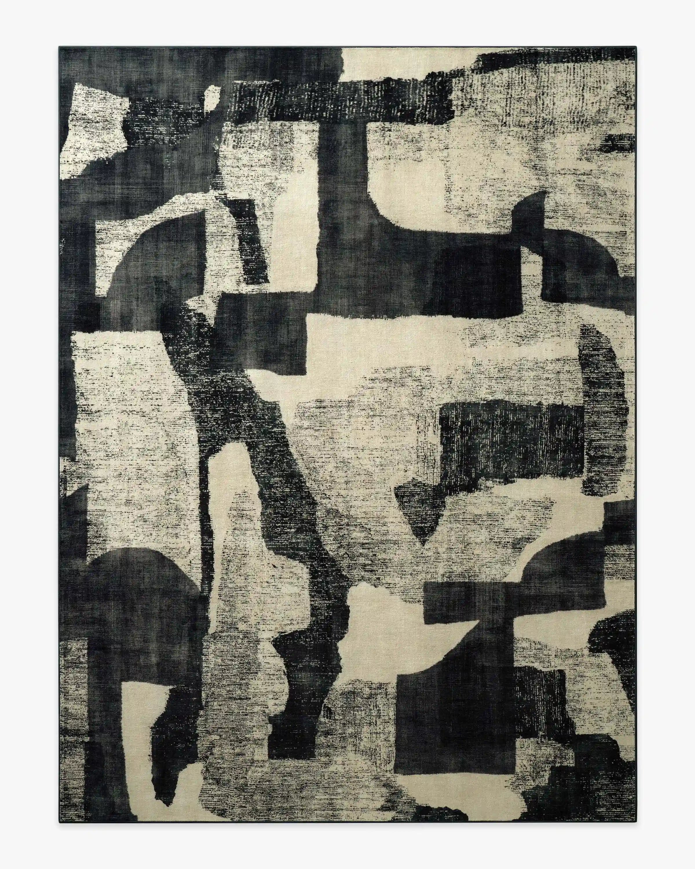 Riven Charcoal & Cream Rug