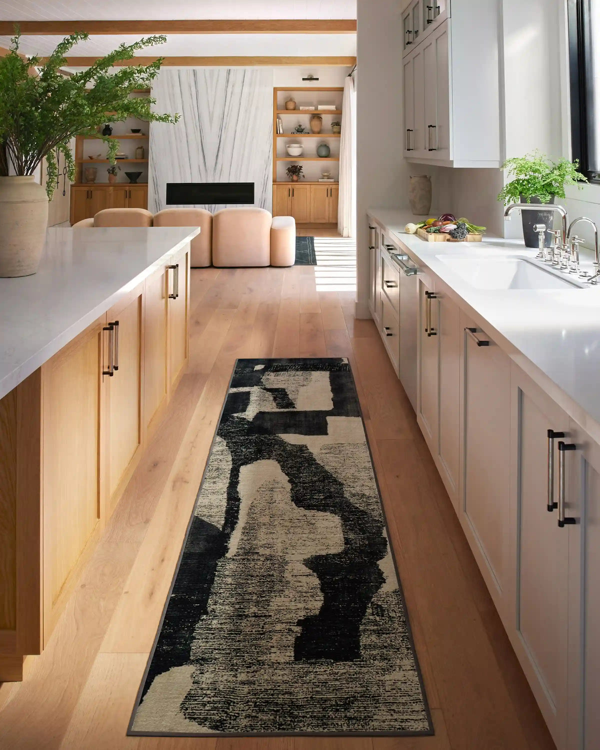 Riven Charcoal & Cream Rug
