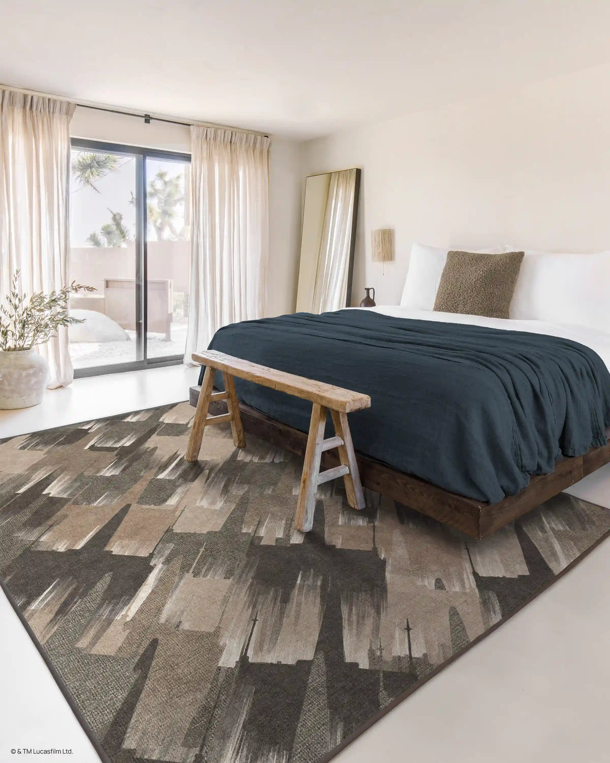 Rogue Squadron Ash Brown Rug