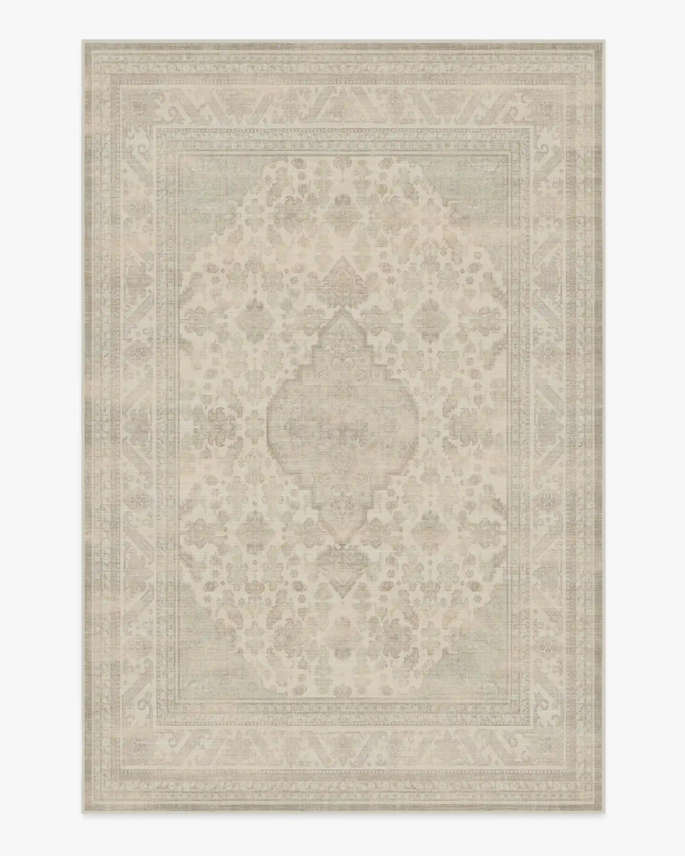 Rowan Soft Grey & Ivory Rug
