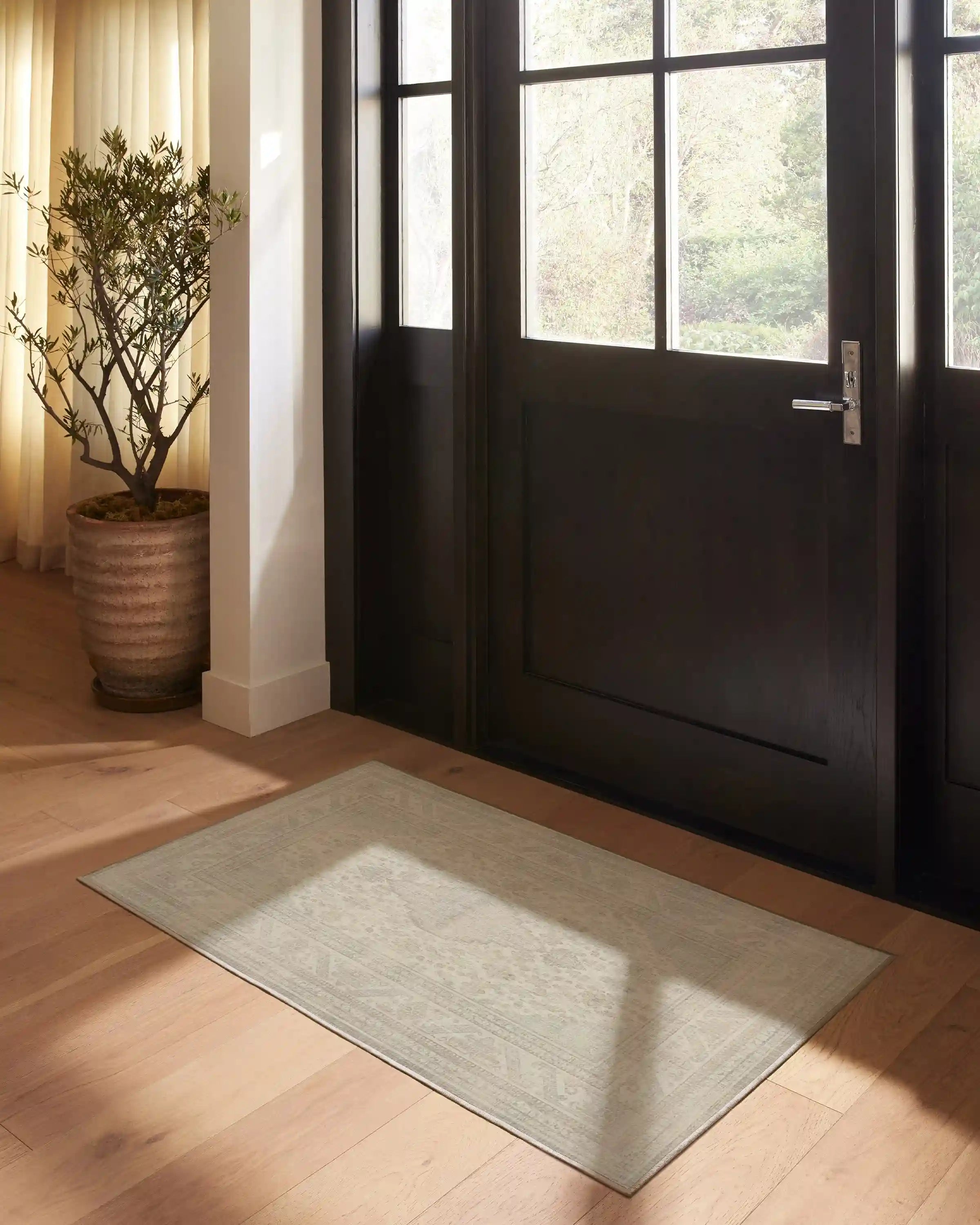 Rowan Soft Grey & Ivory Rug