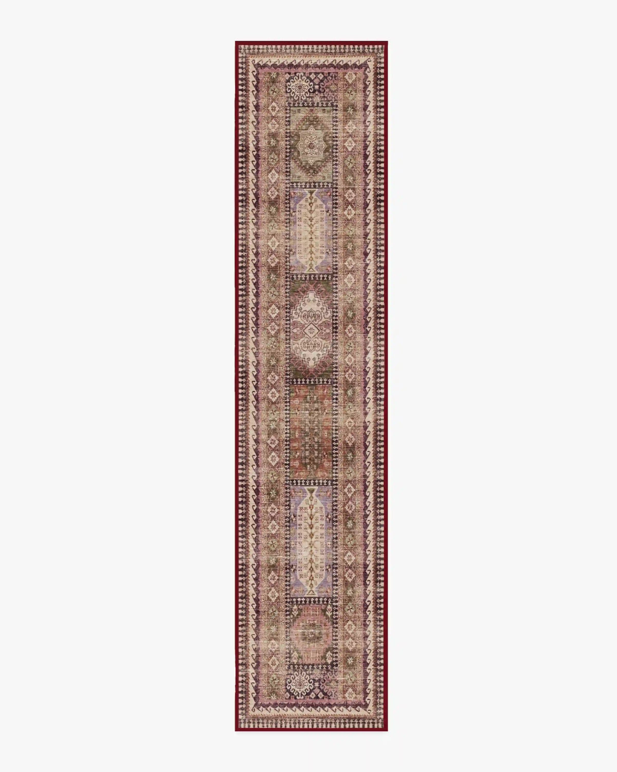 Rumi Mauve & Olive Rug