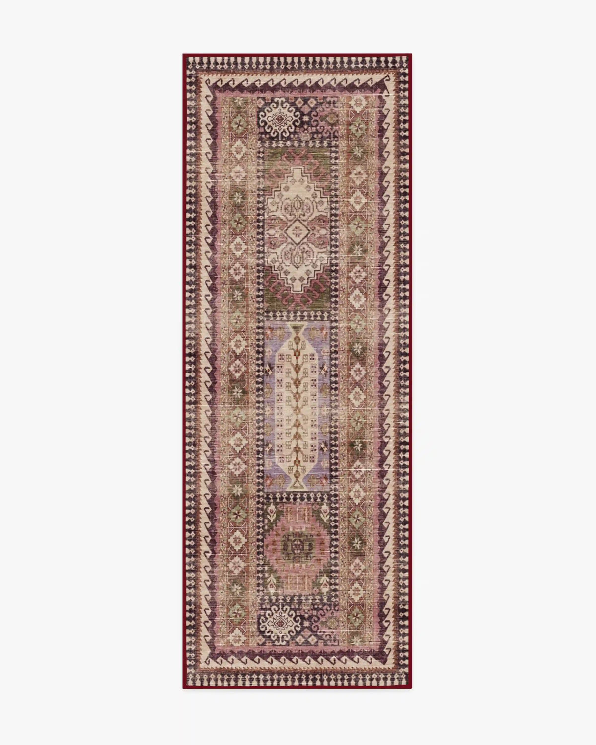 Rumi Mauve & Olive Rug