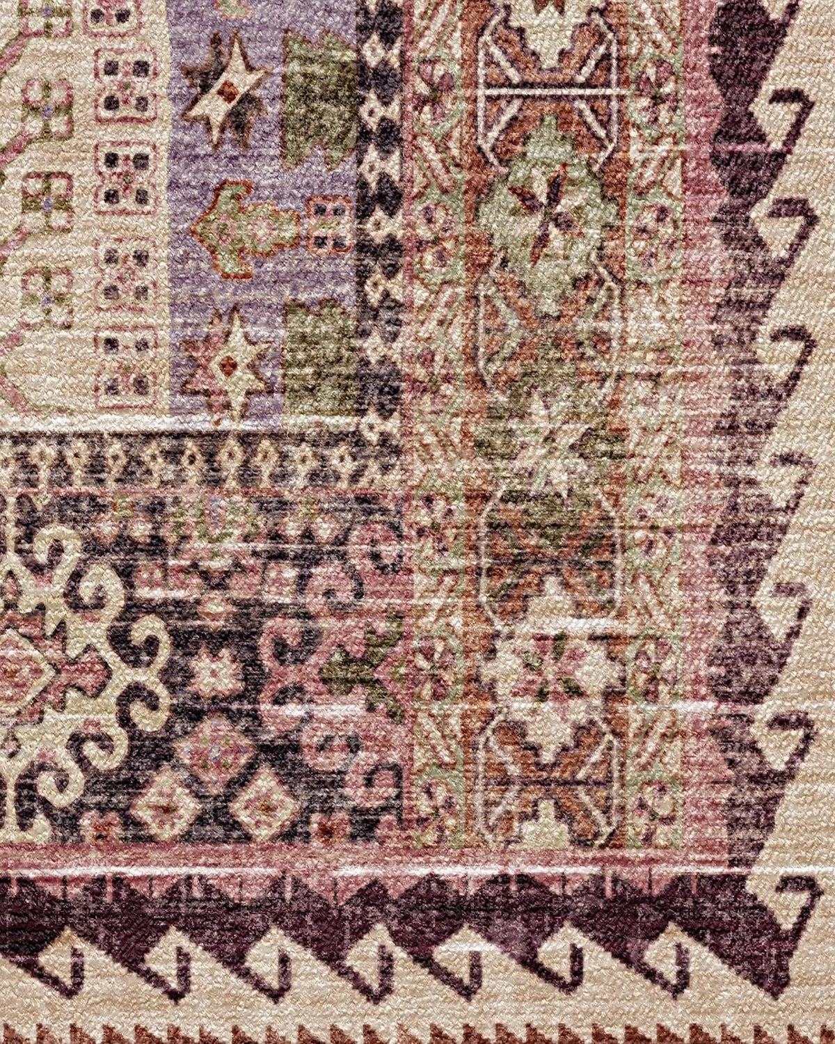 Rumi Mauve & Olive Rug