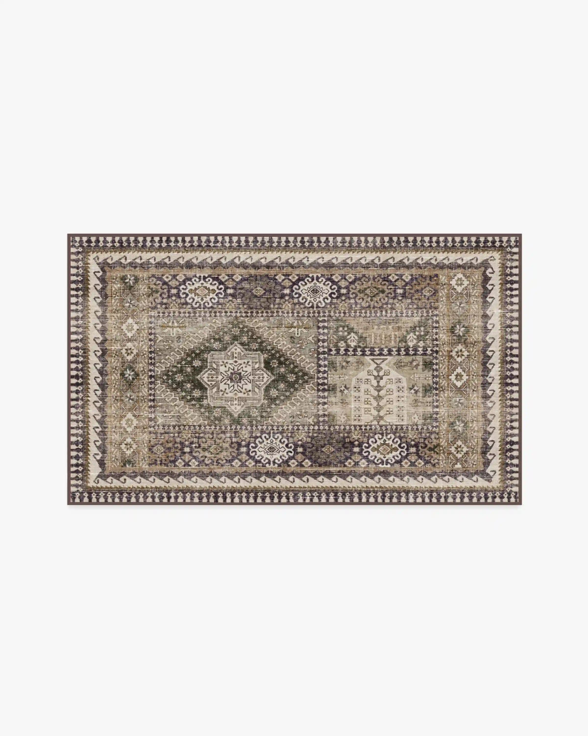 Rumi Olive & Tan Rug