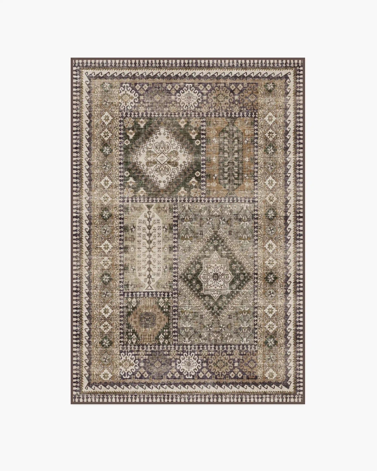 Rumi Olive & Tan Rug