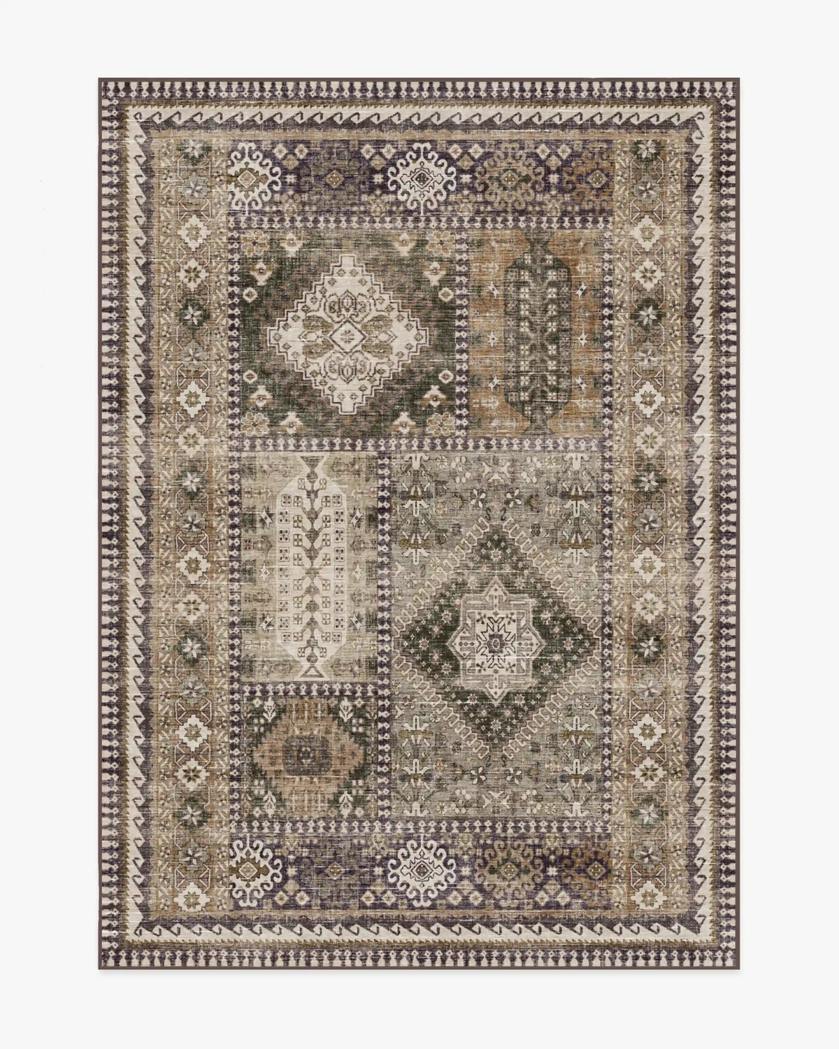 Rumi Olive & Tan Rug