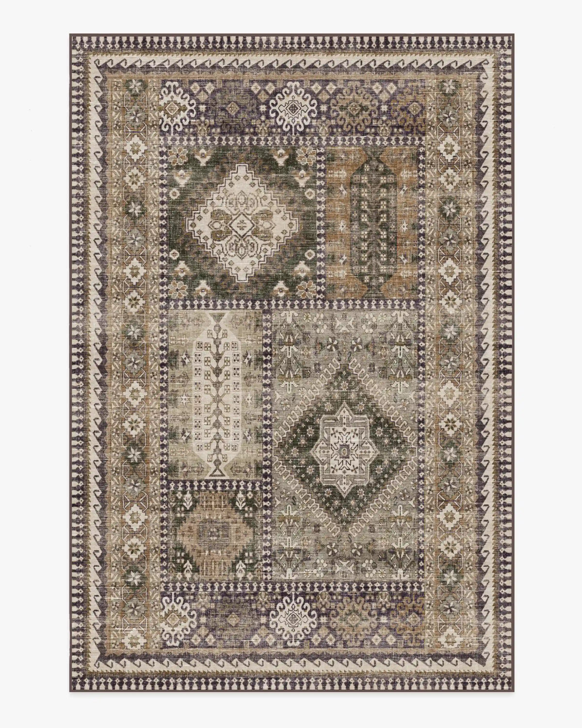 Rumi Olive & Tan Rug