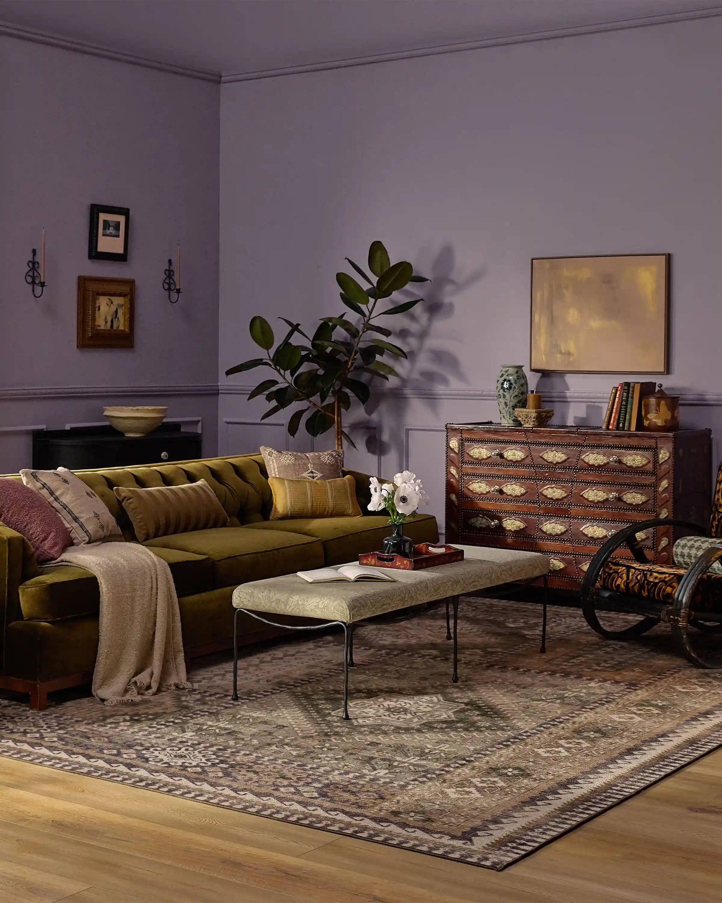 Rumi Olive & Tan Rug
