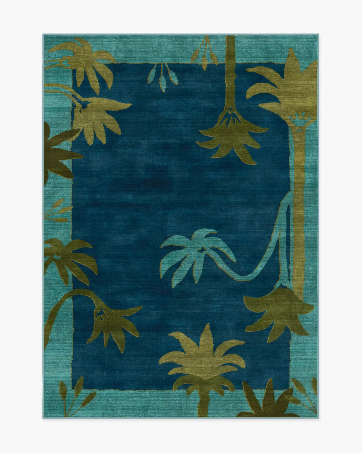 Sabal Blue & Teal Rug by Jungalow