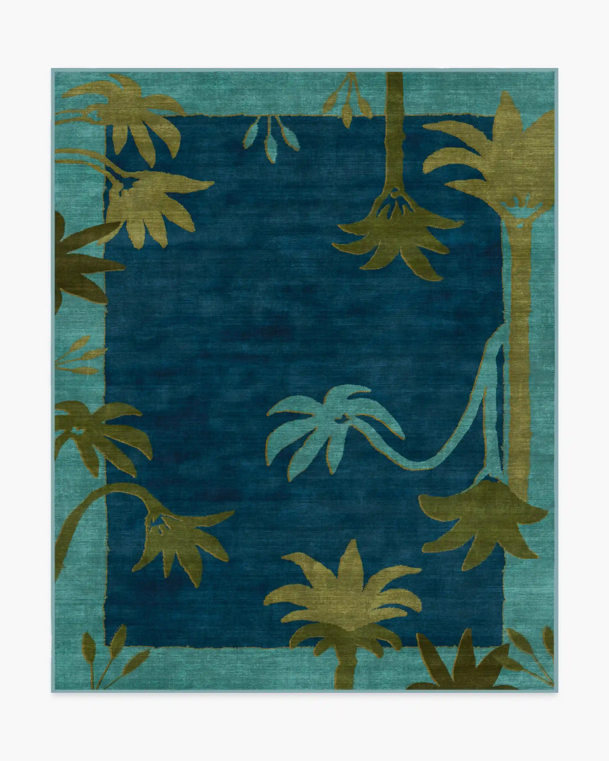 Sabal Blue & Teal Rug by Jungalow