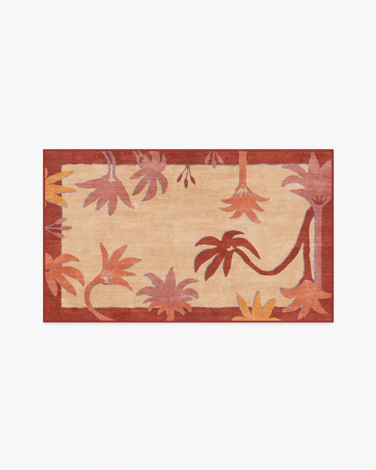 Sabal Cream & Sunset Rug by Jungalow