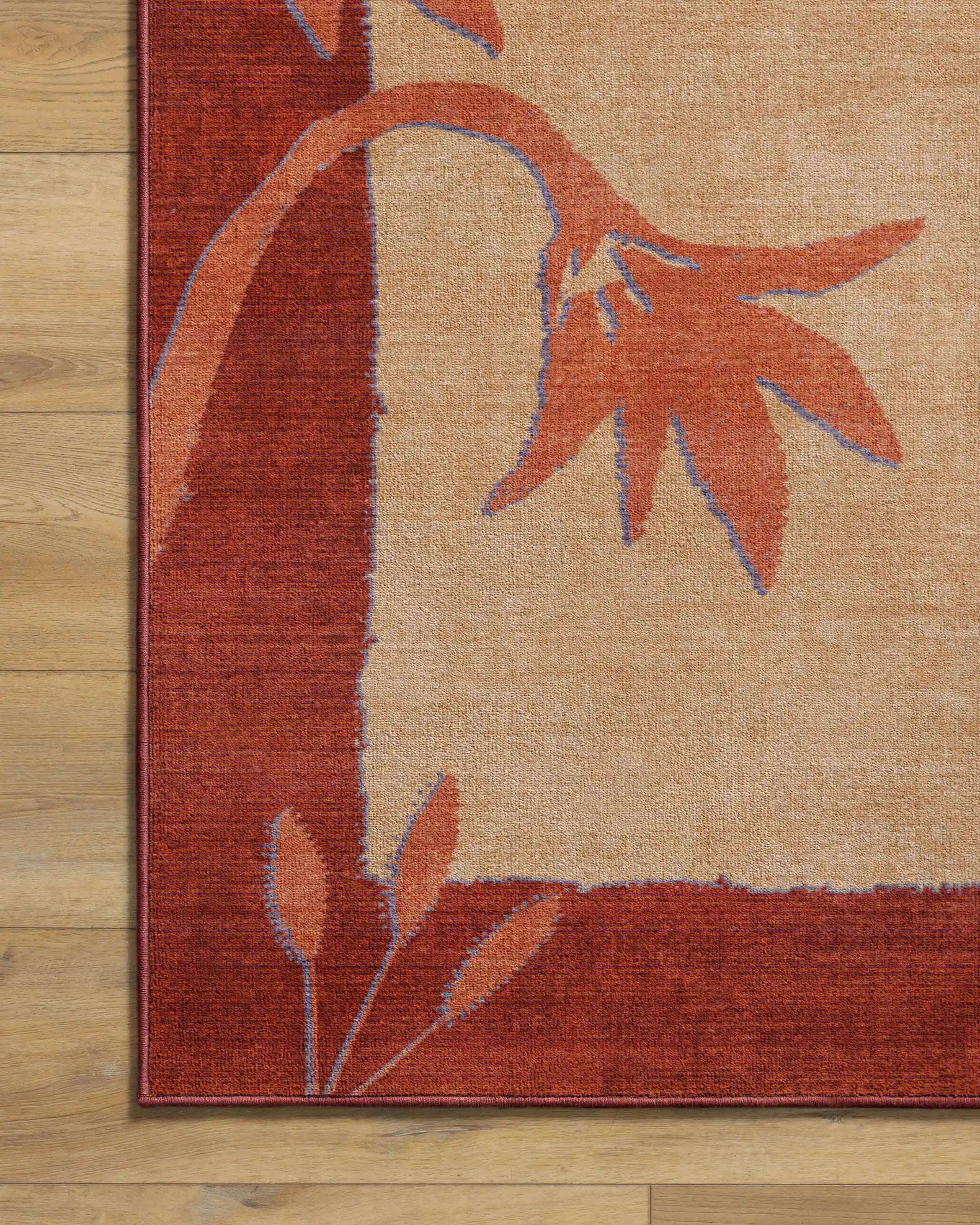 Sabal Cream & Sunset Rug by Jungalow