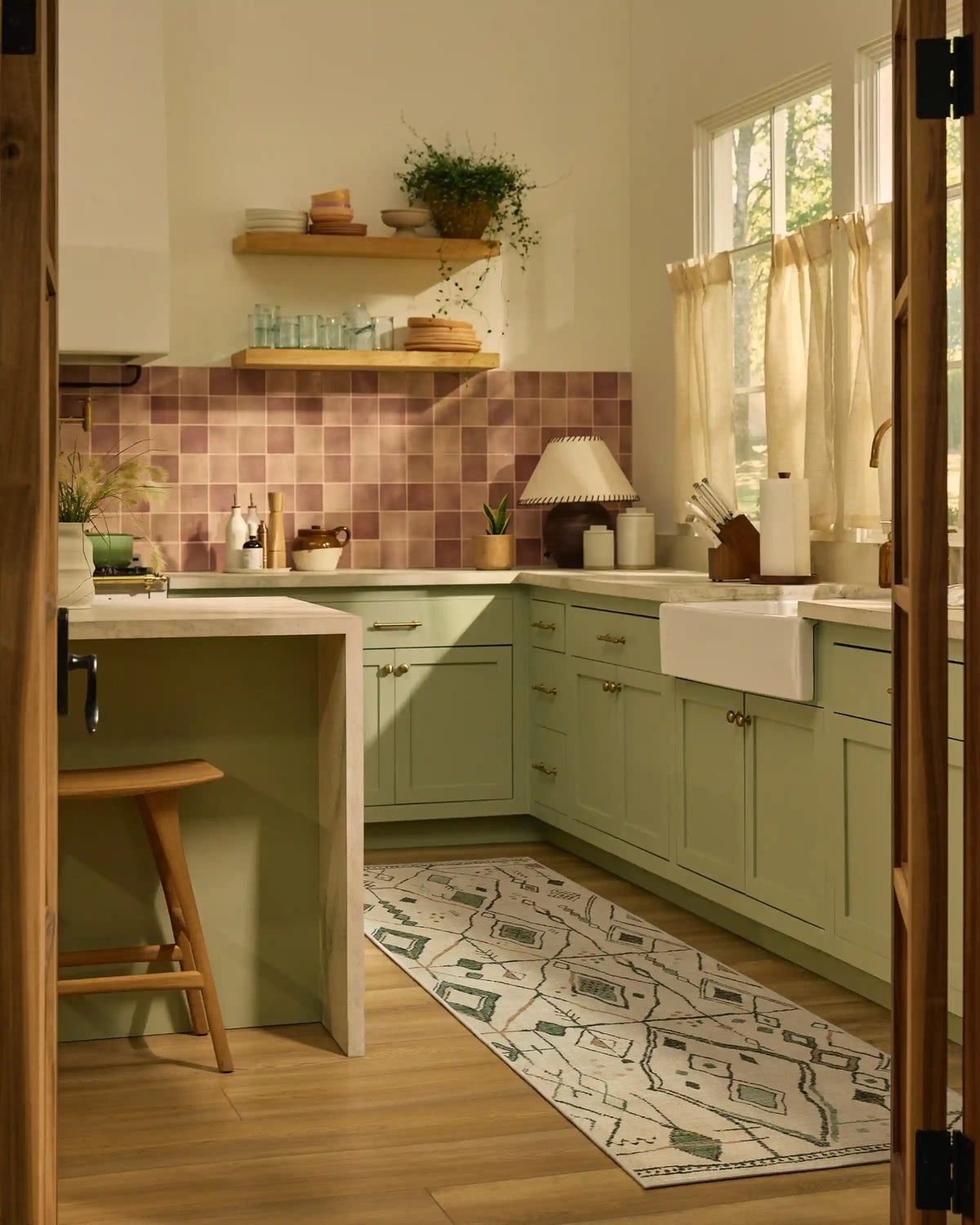 Saguaro Trail Cream & Sage Rug