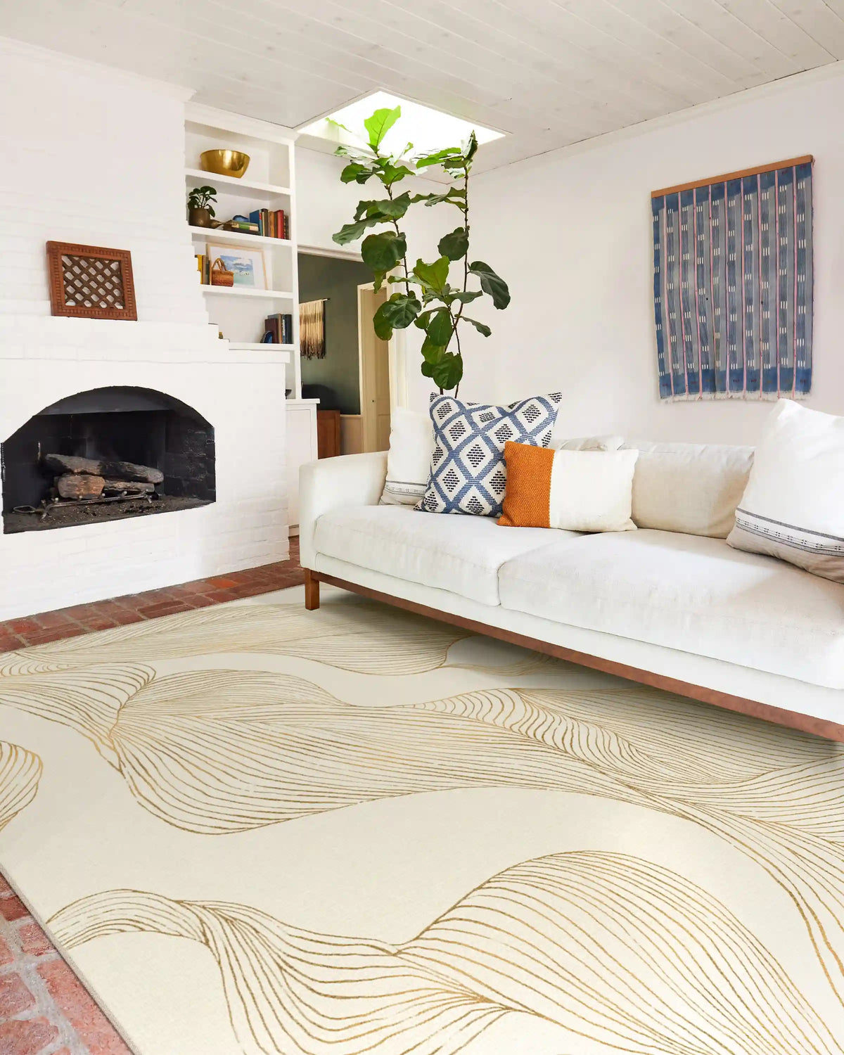 Sana Cream & Gold Rug