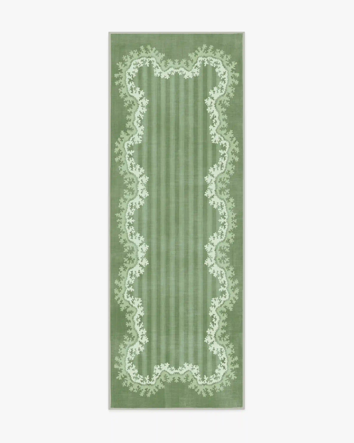 Oxbow Botanical Green Rug by Sanderson