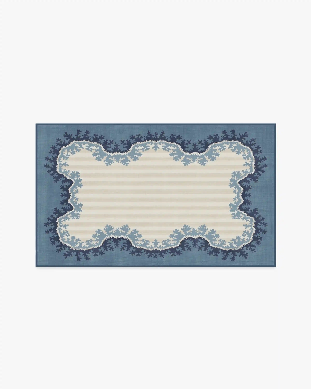 Oxbow Indigo Rug by Sanderson
