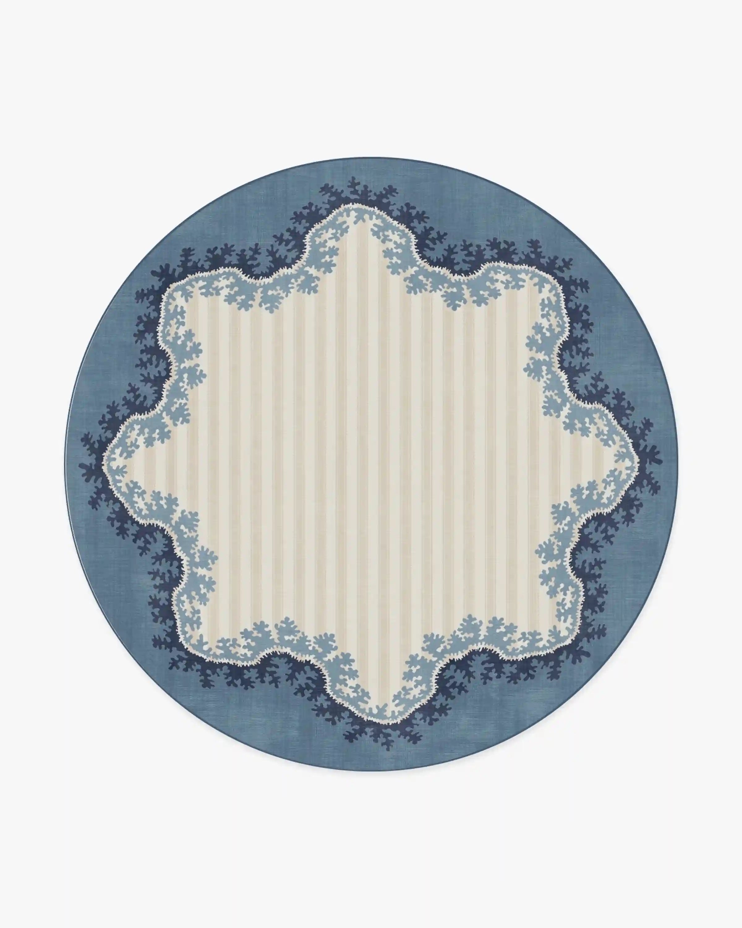 Oxbow Indigo Rug by Sanderson