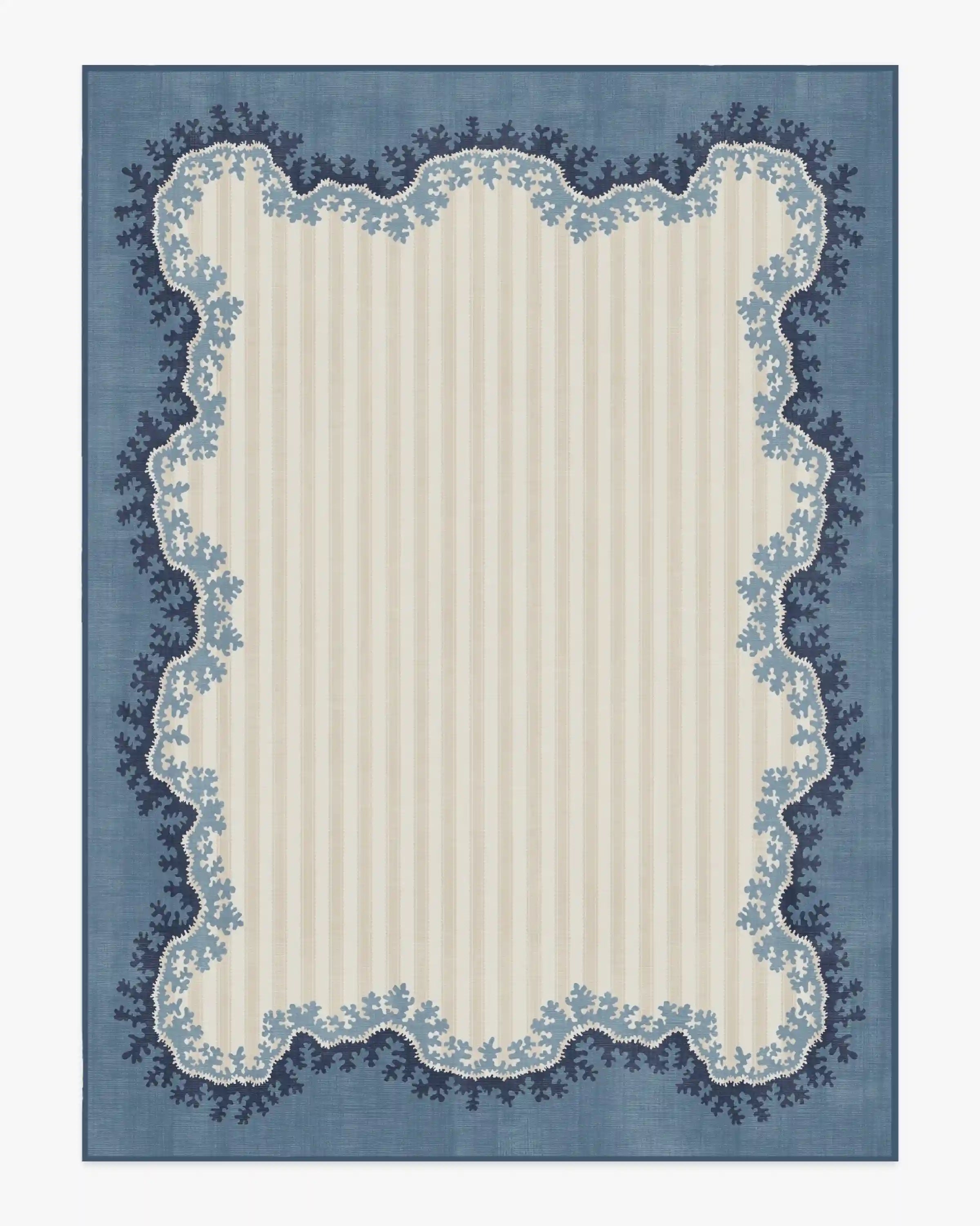 Oxbow Indigo Rug by Sanderson