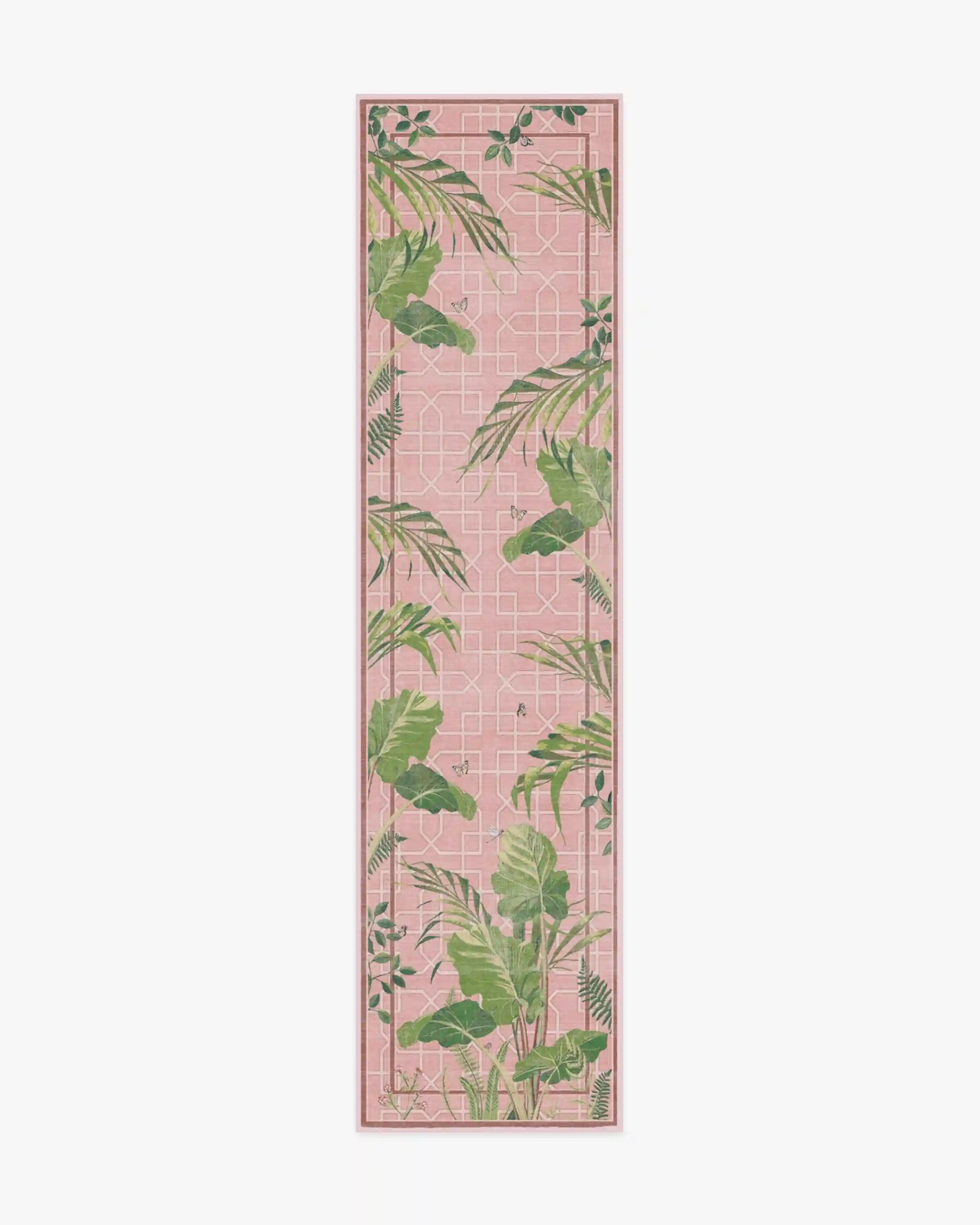 Palm House Rose Rug by Sanderson