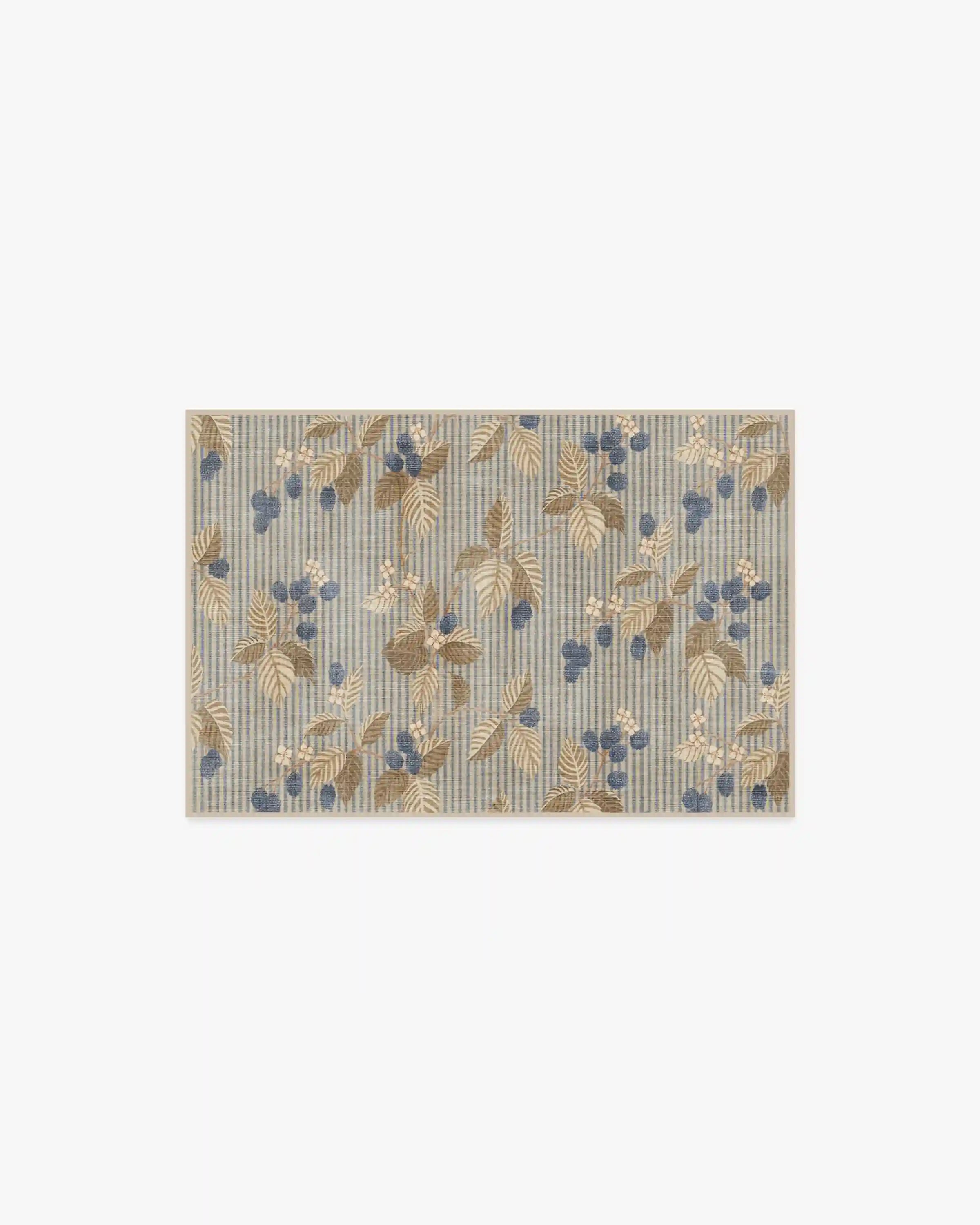 Rubus Azure & Fawn Rug by Sanderson