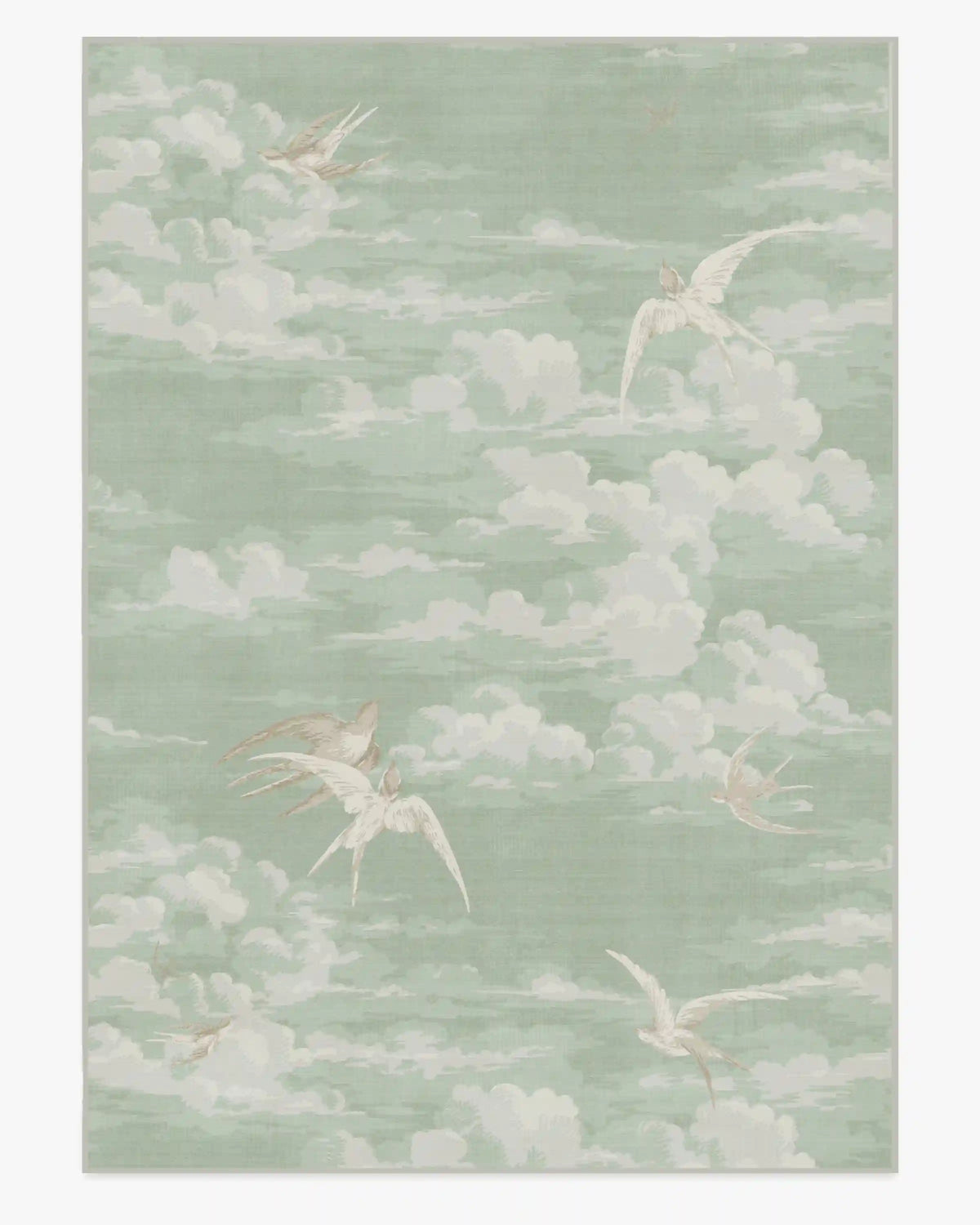 Silvi Clouds Seaspray Rug by Sanderson