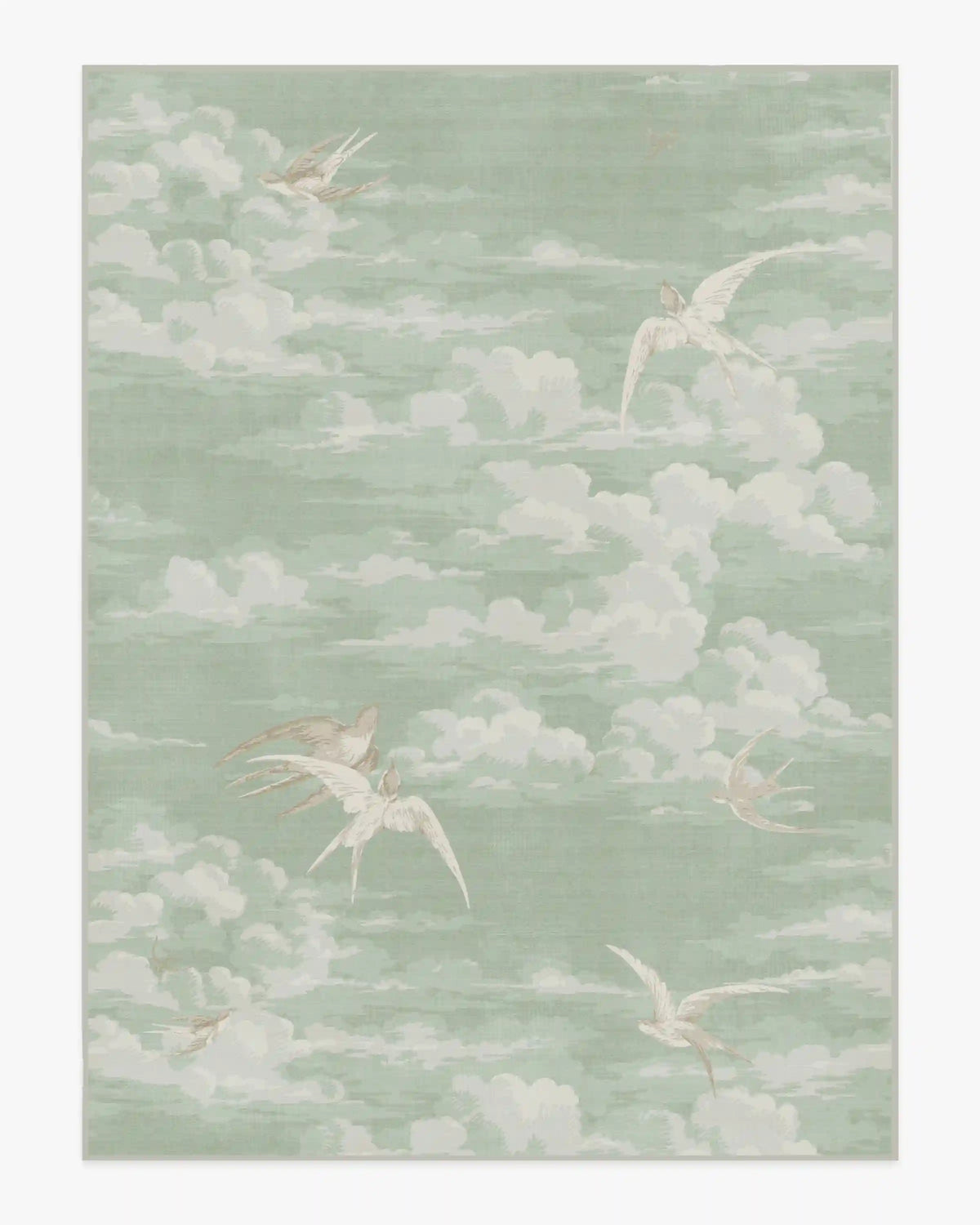 Silvi Clouds Seaspray Rug by Sanderson