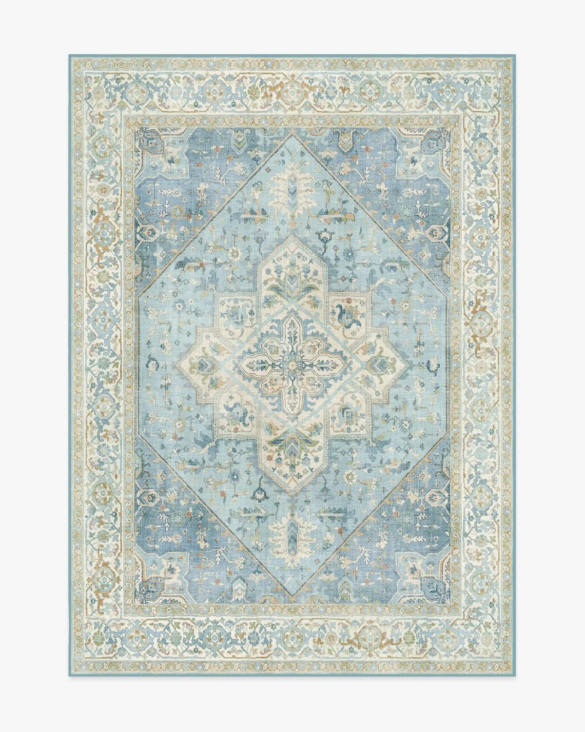 Santiago Blue & Cream Rug