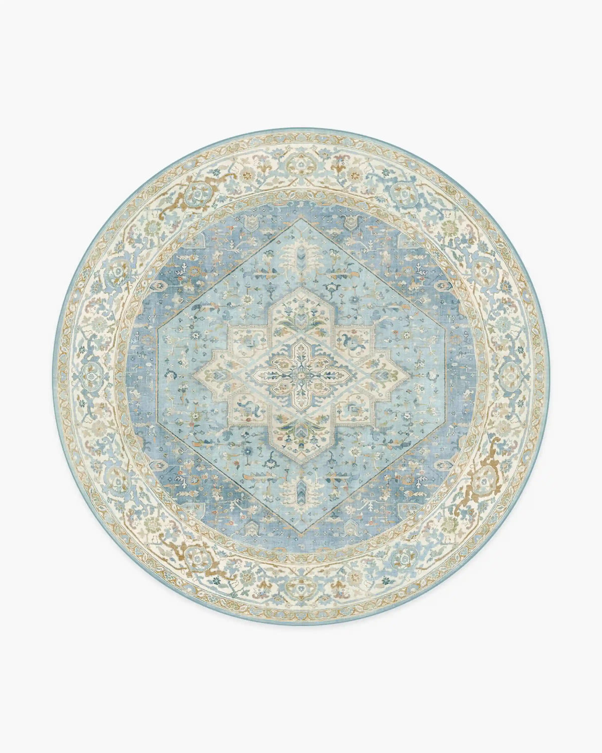 Santiago Blue & Cream Rug