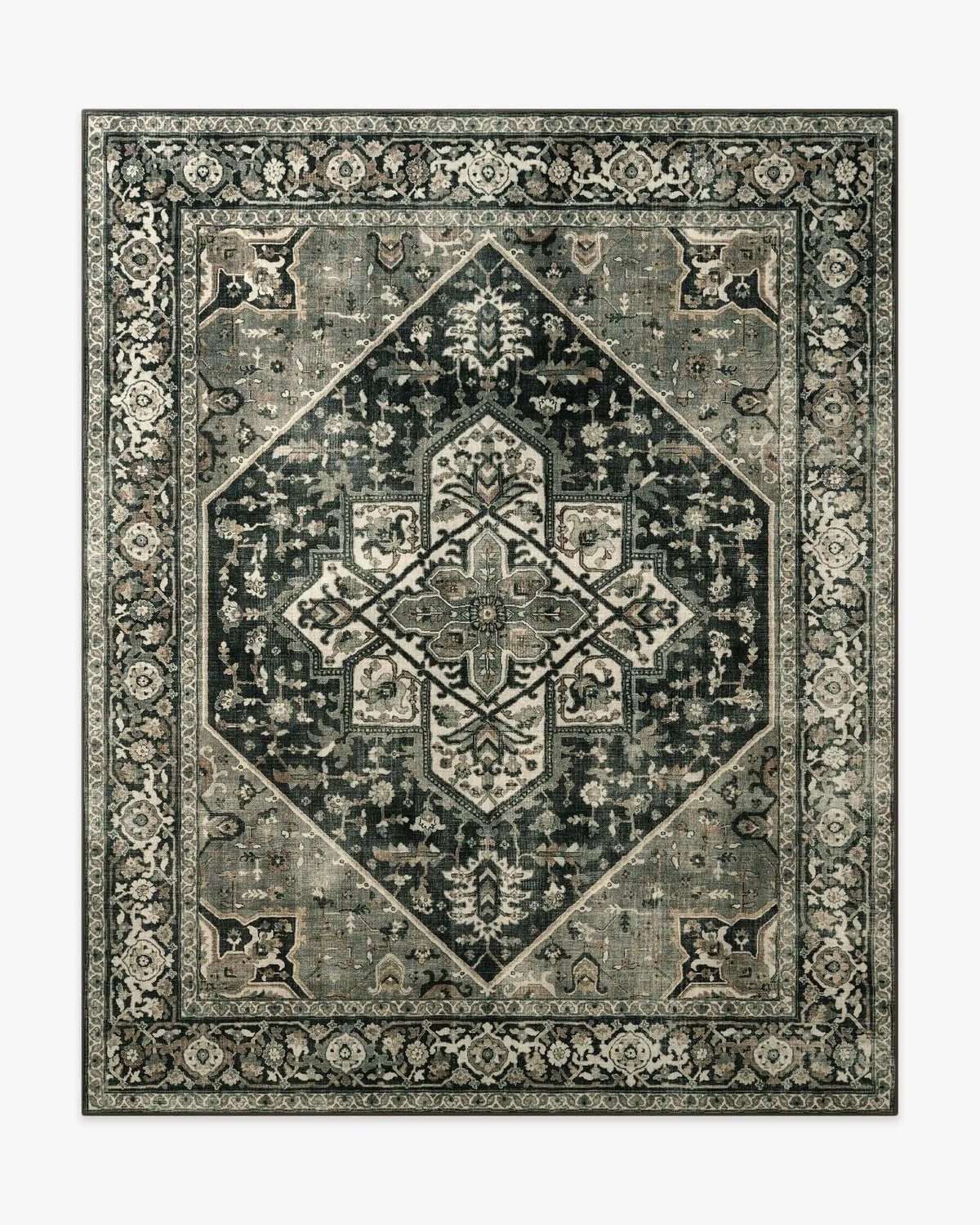 Santiago Soft Black Rug
