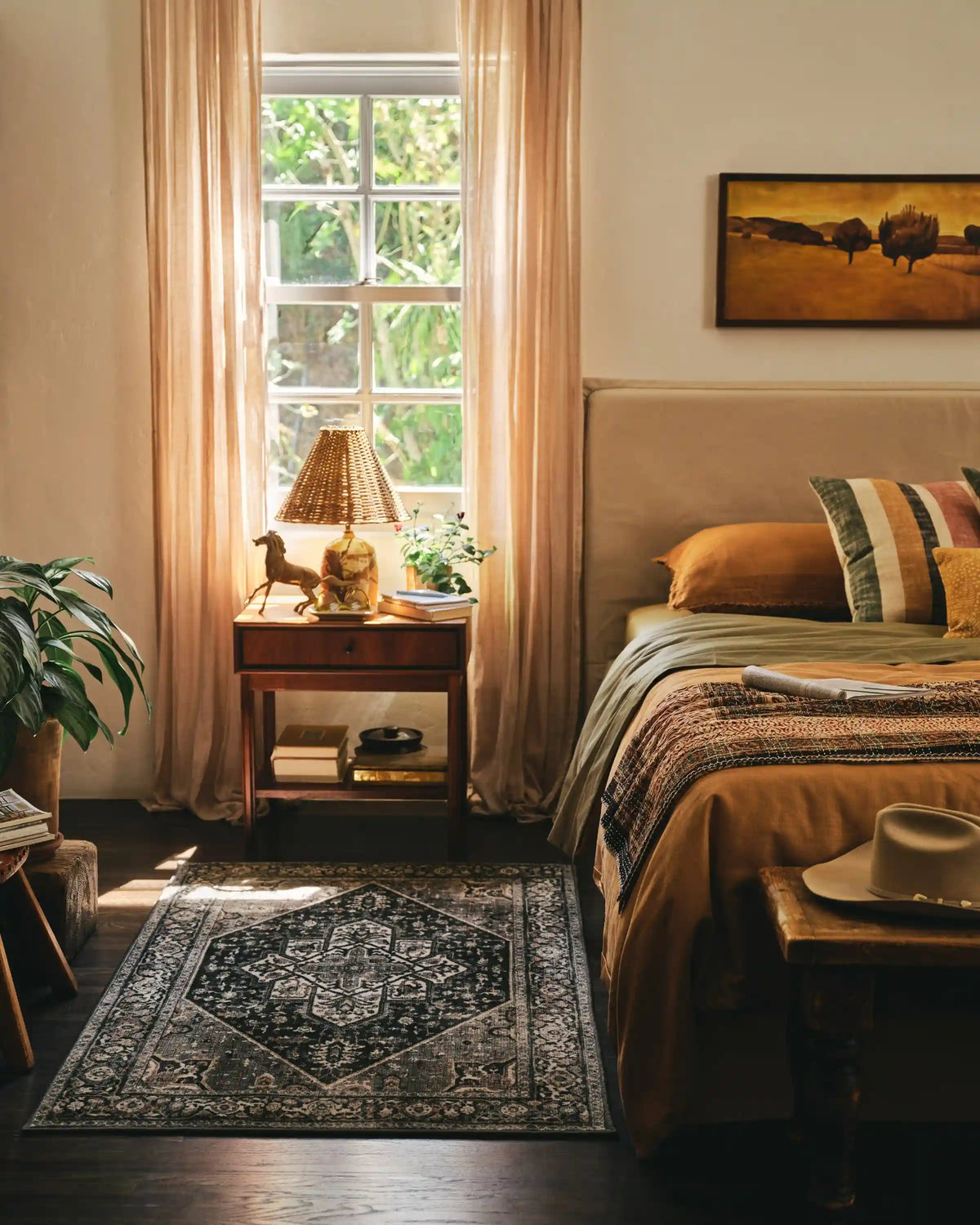 Santiago Soft Black Rug