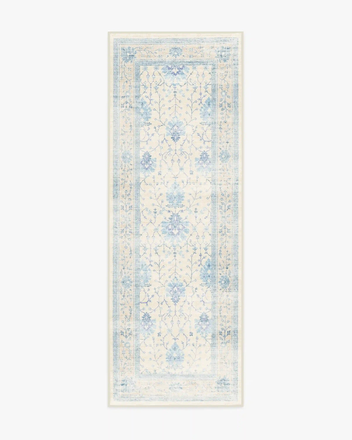Serafina Cream & Blue Rug