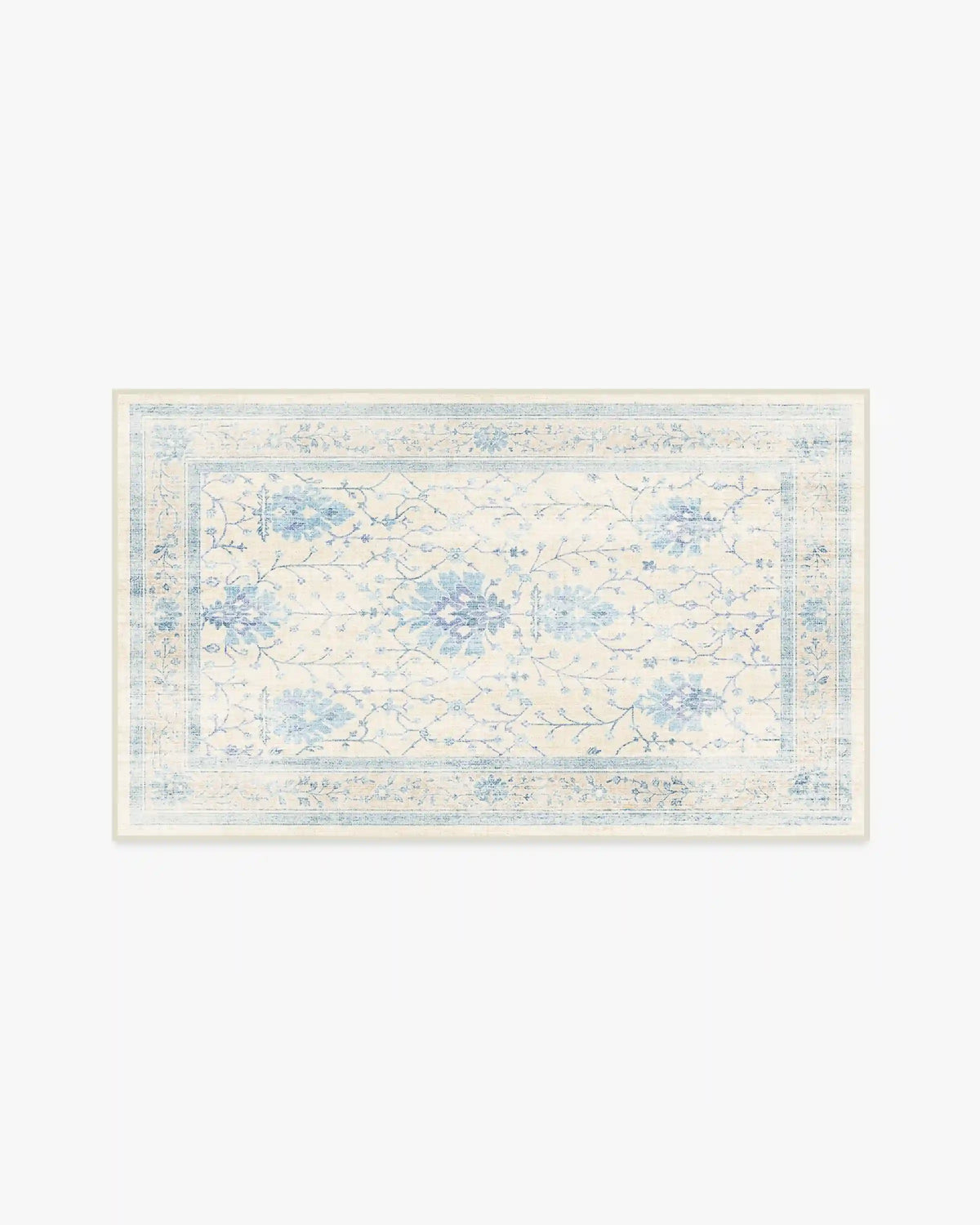Serafina Cream & Blue Rug