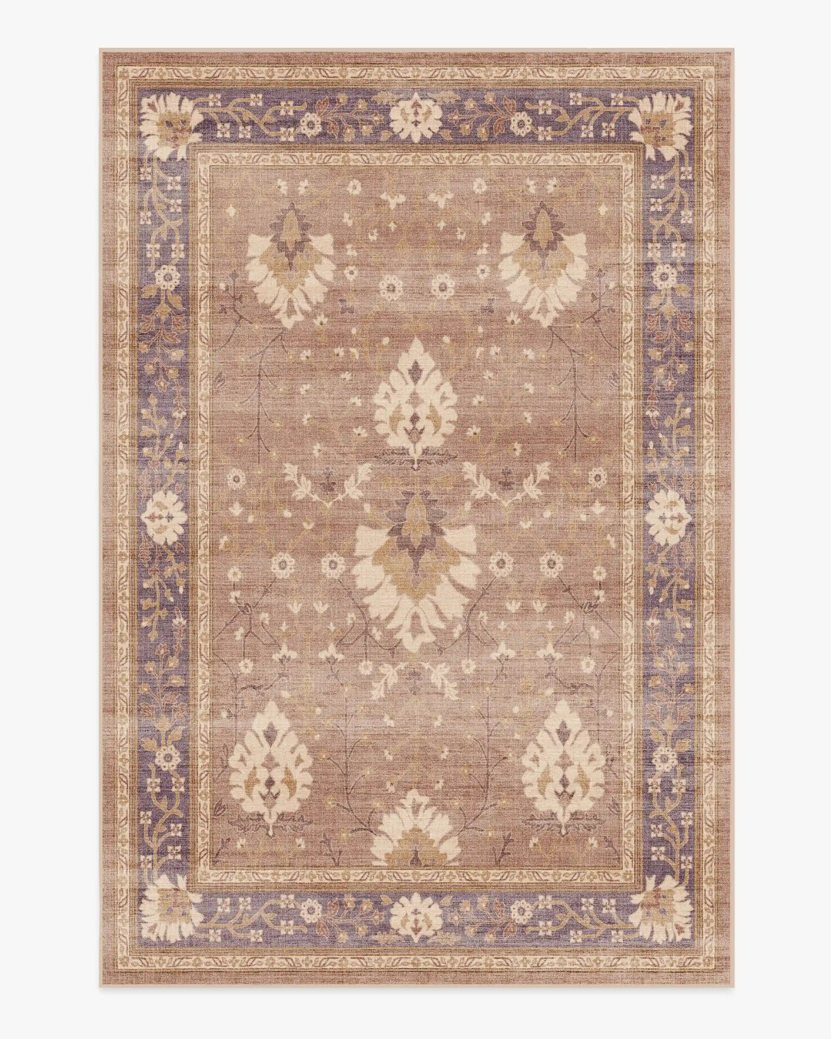 Serafina Taupe & Plum Rug