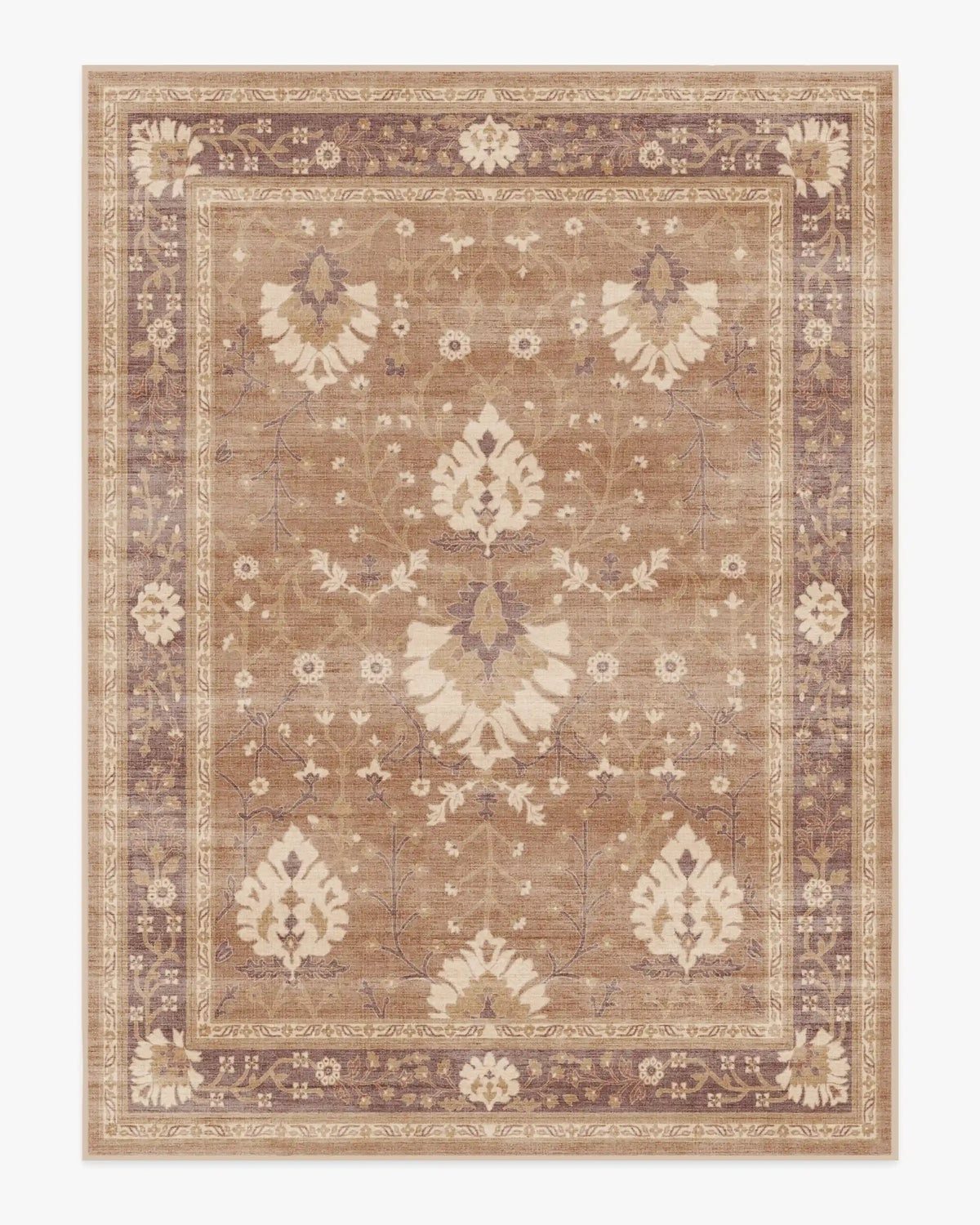 Serafina Taupe & Plum Rug