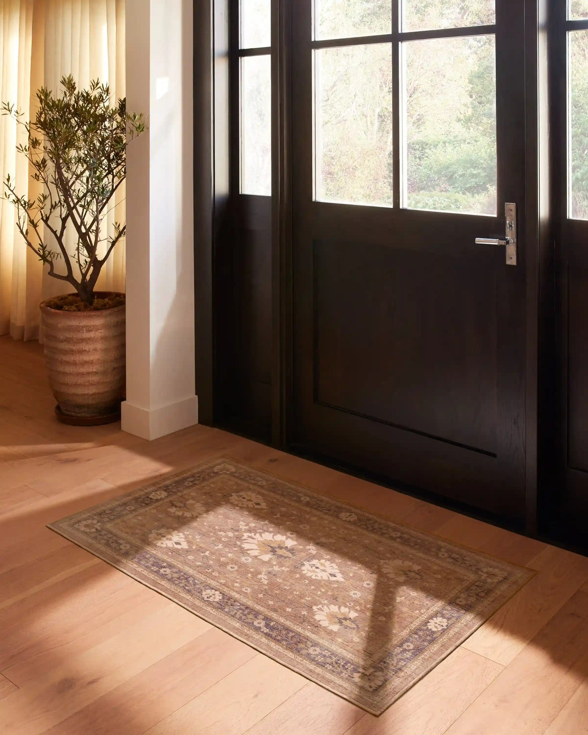 Serafina Taupe & Plum Rug