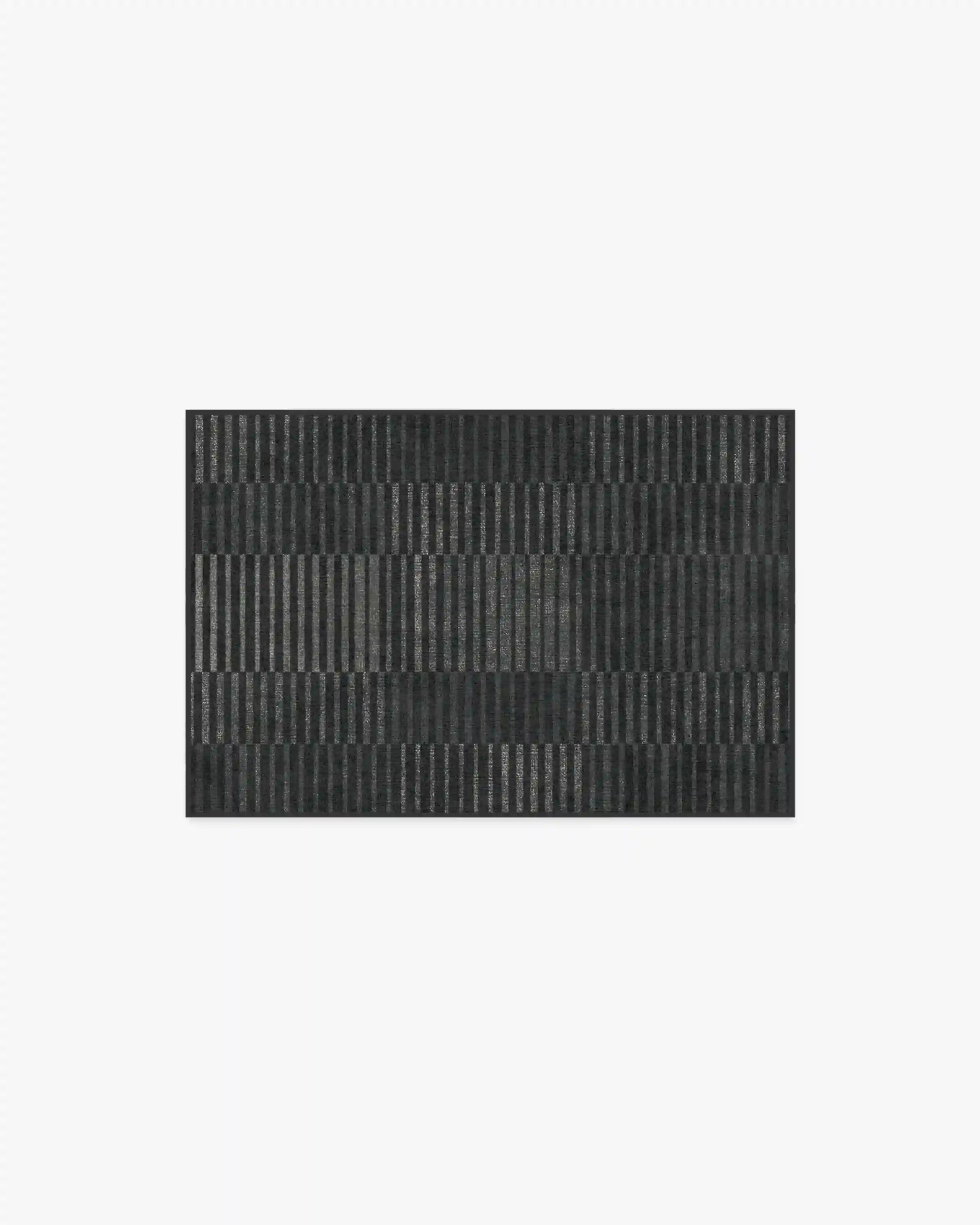 Shadow Stripe Charcoal Rug