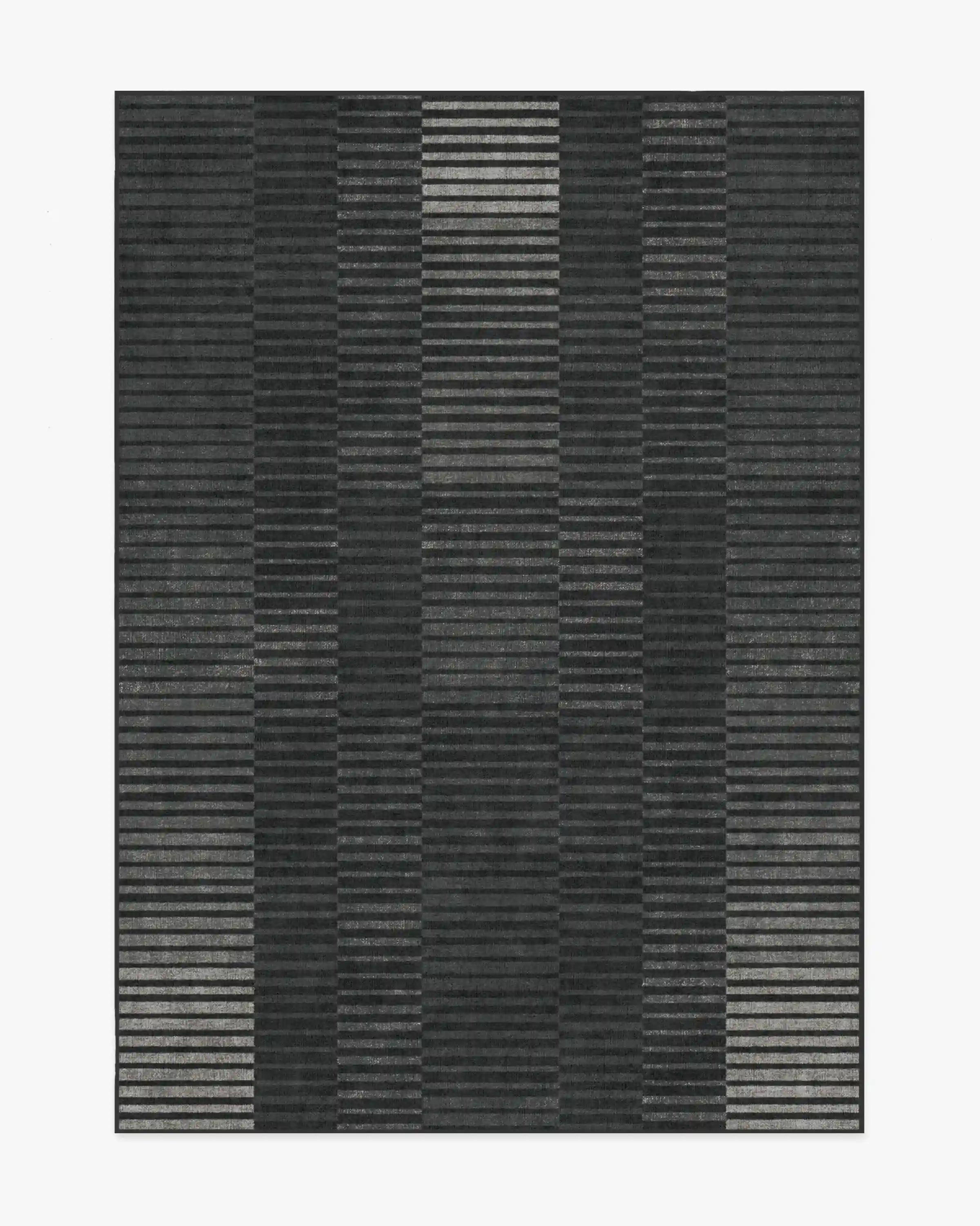 Shadow Stripe Charcoal Rug