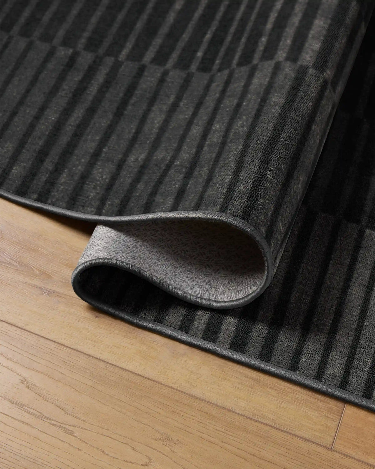 Shadow Stripe Charcoal Rug