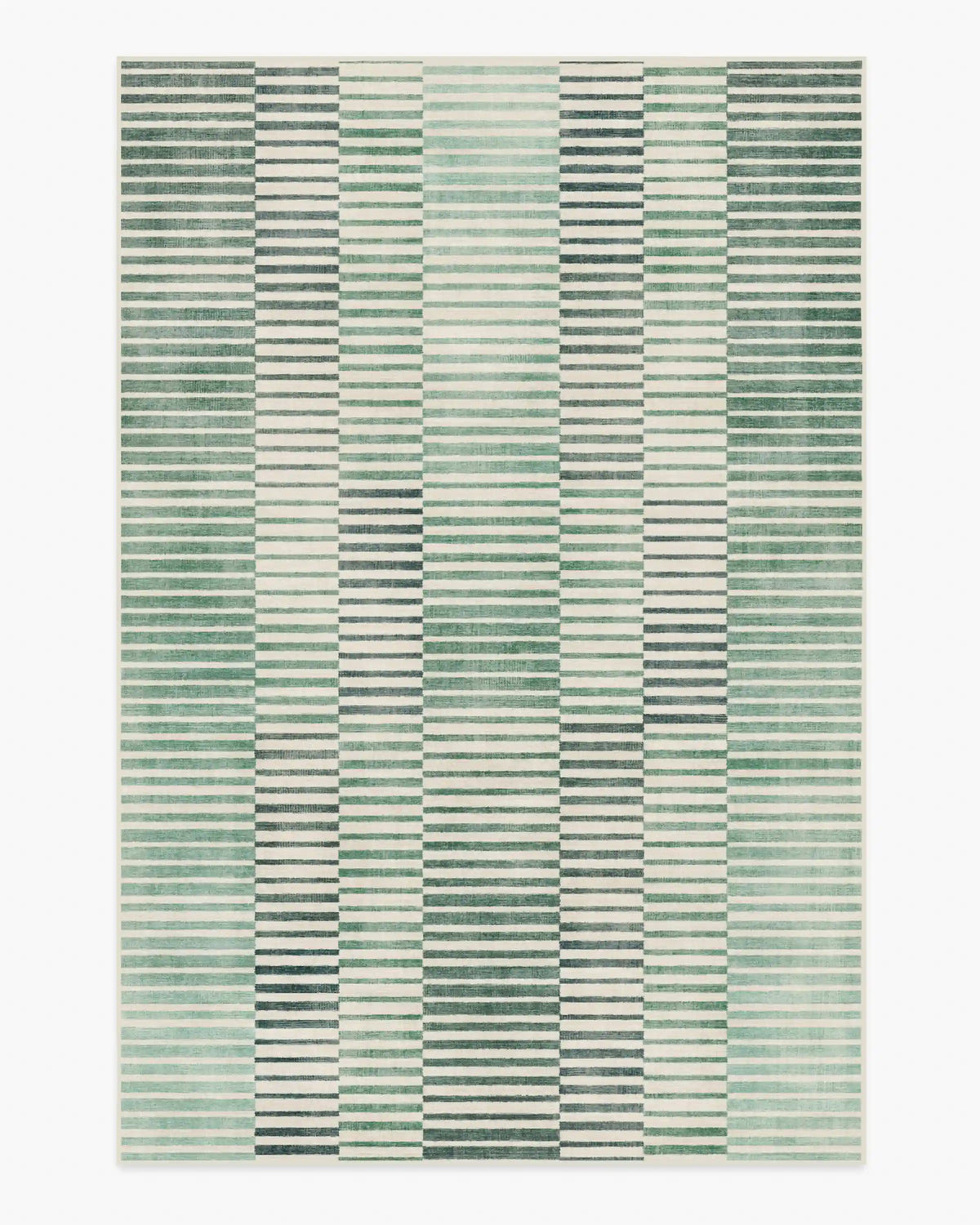 Shadow Stripe Green Rug