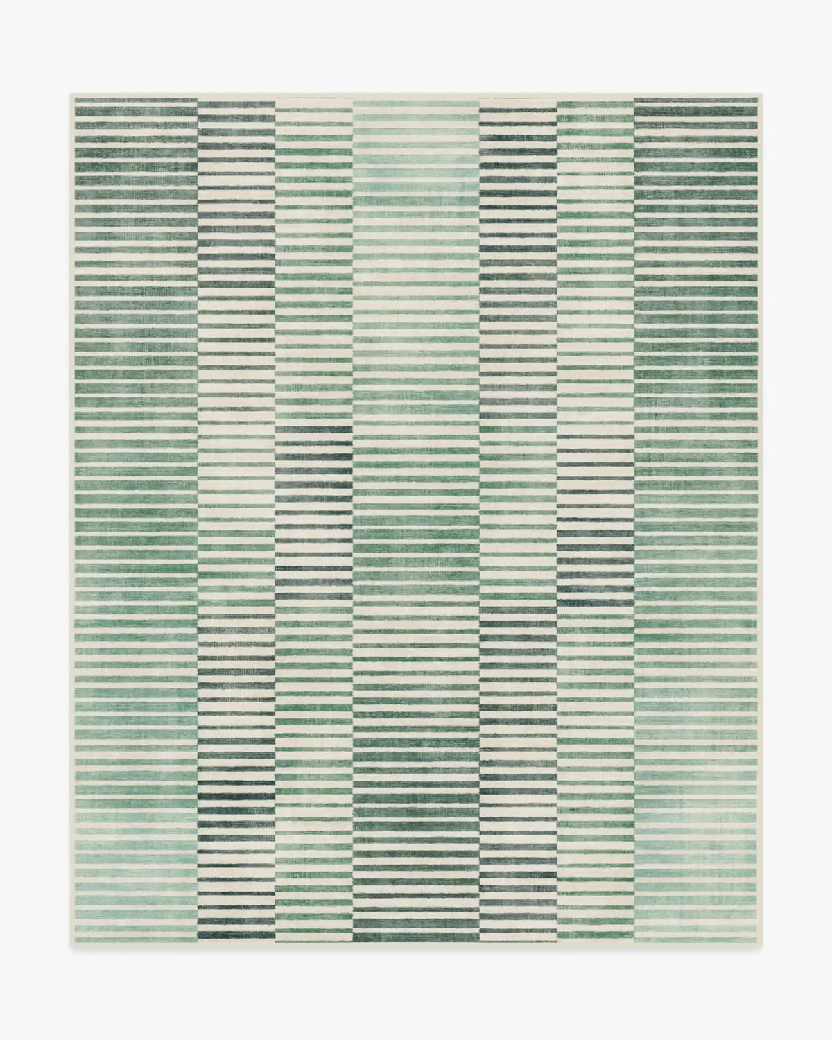 Shadow Stripe Green Rug