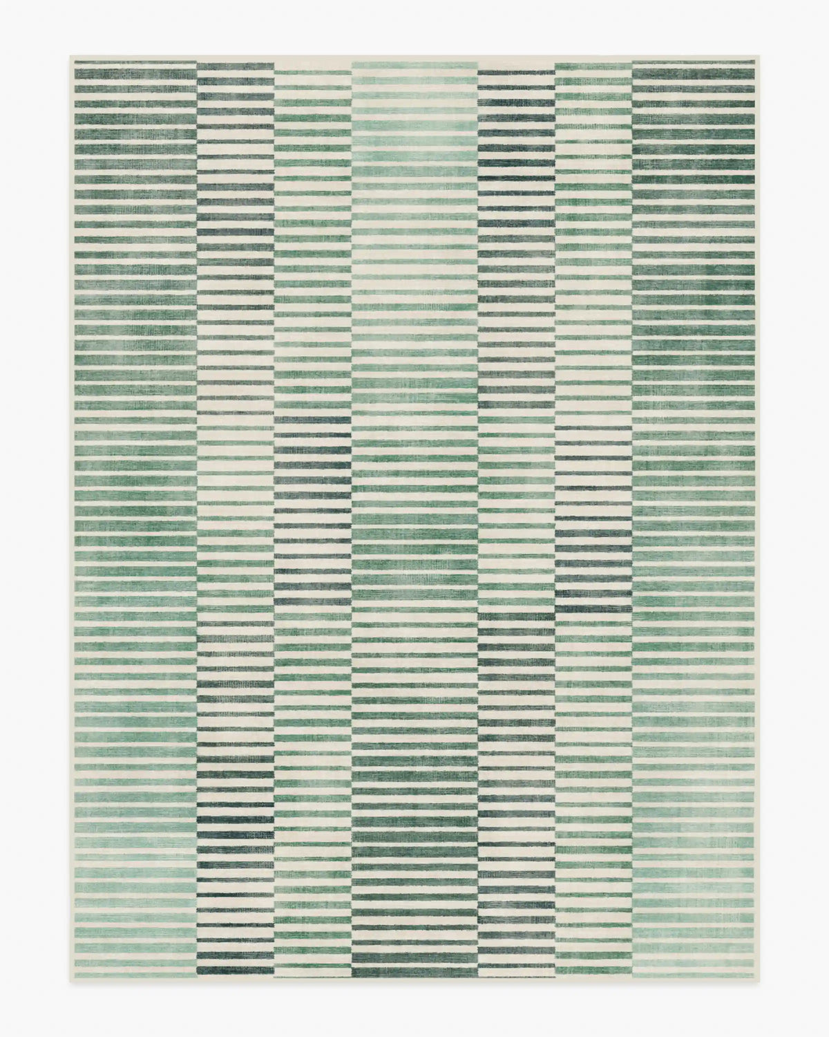 Shadow Stripe Green Rug