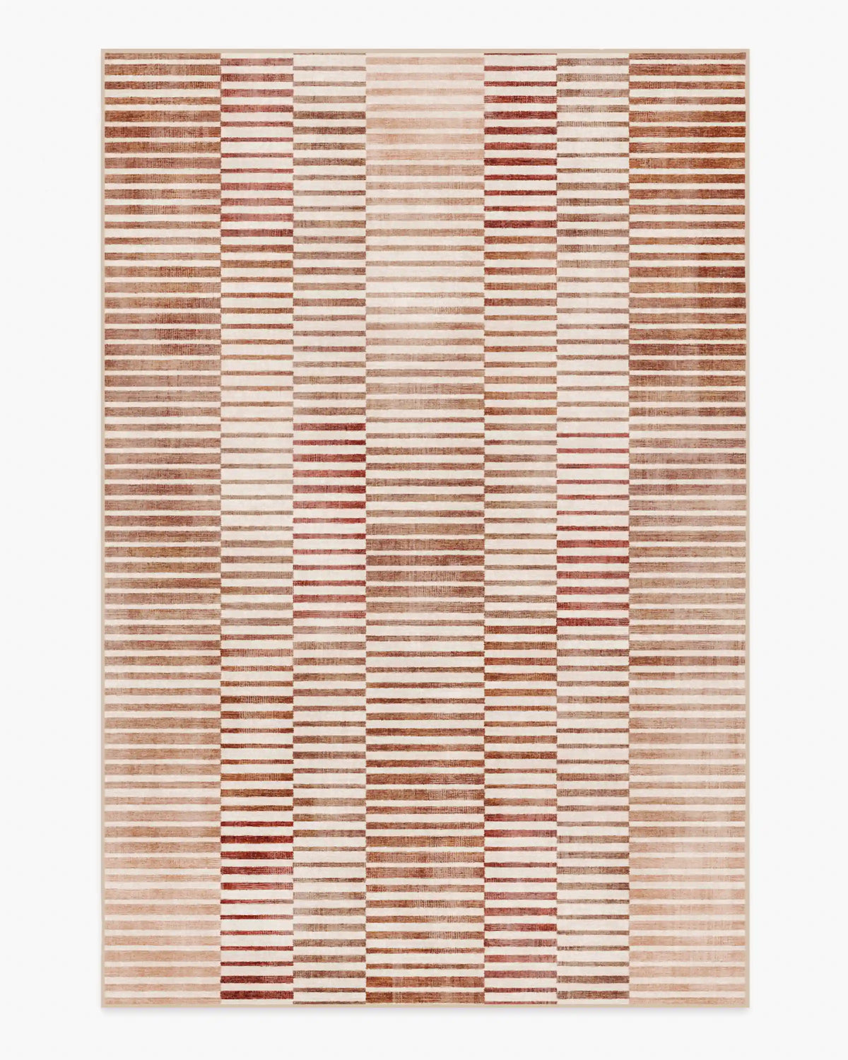 Shadow Stripe Terracotta Rug